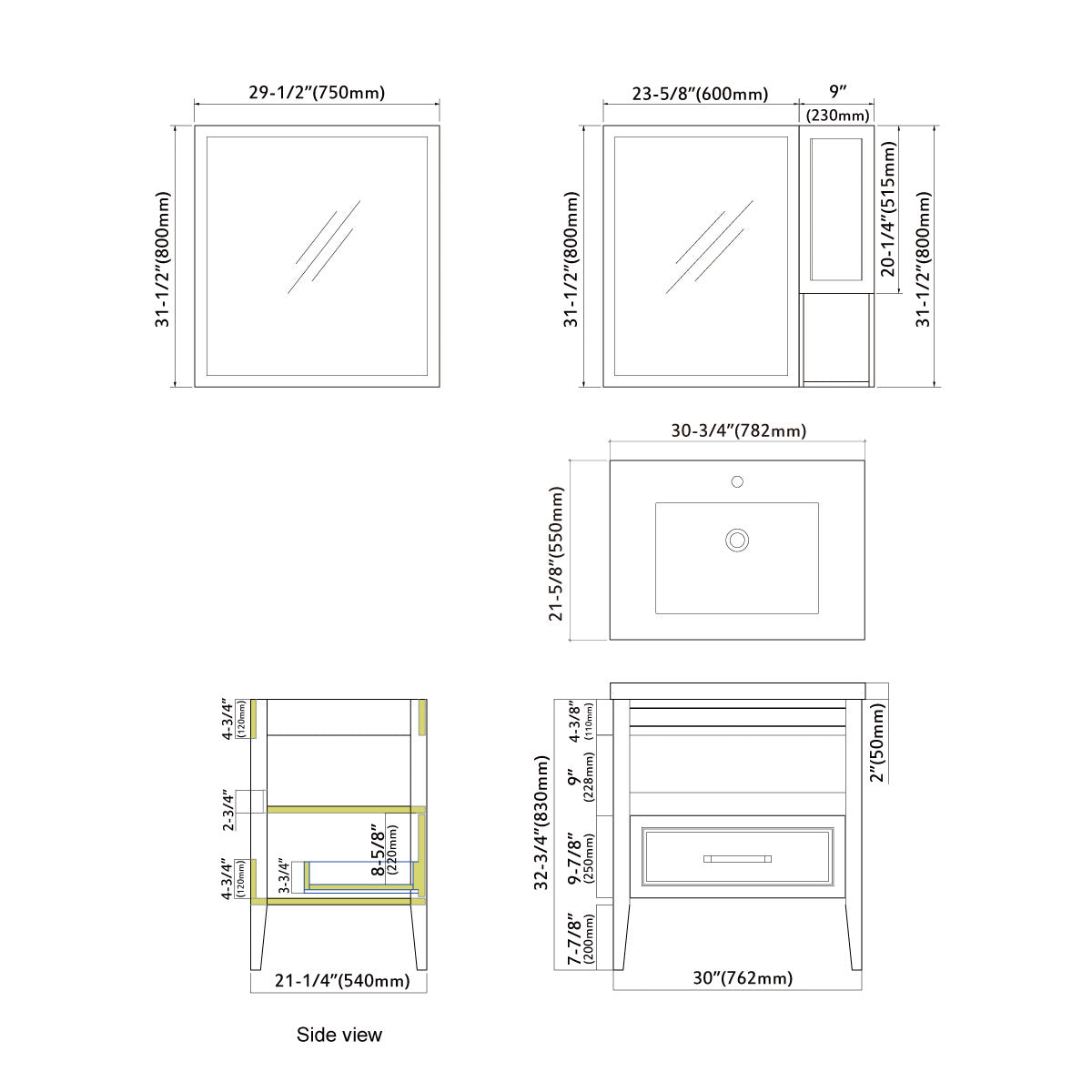 022 Series - 30 Inch Vanity