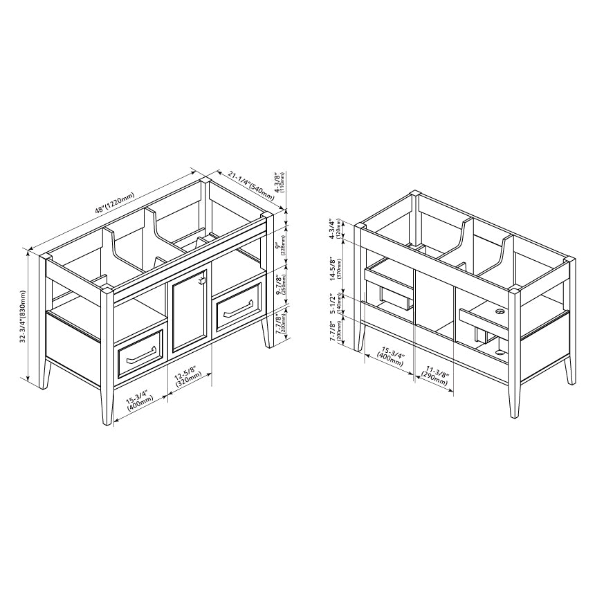022 Series - 48 Inch Vanity