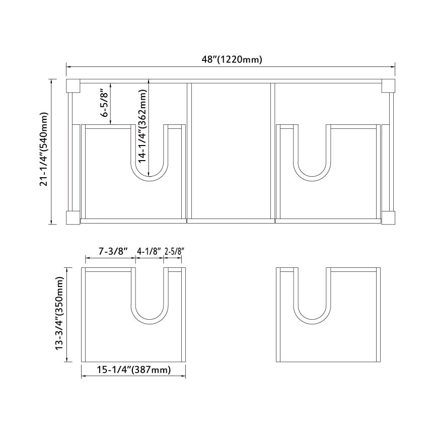 022 Series - 48 Inch Vanity