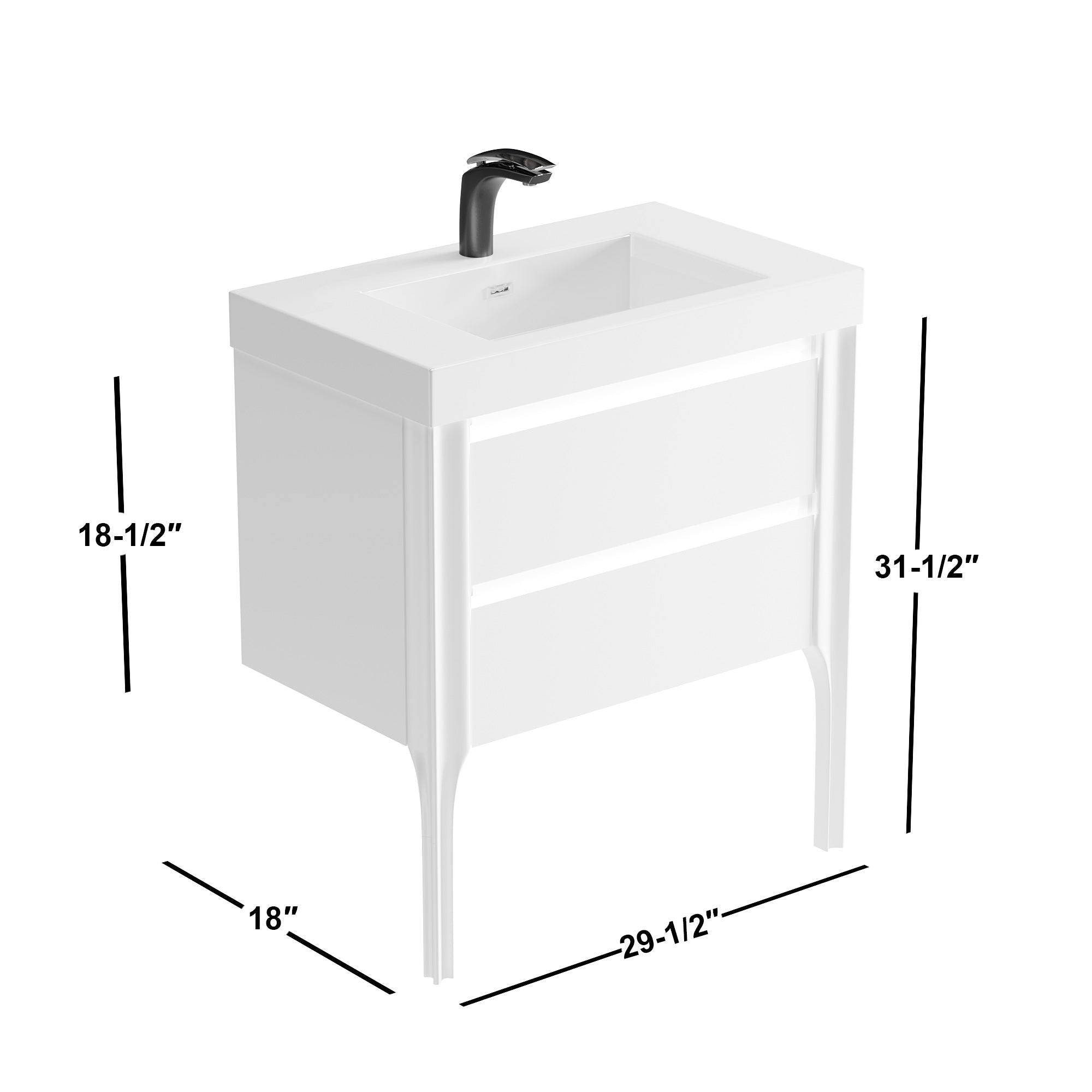 023 LED Series - 30 Inch Vanity