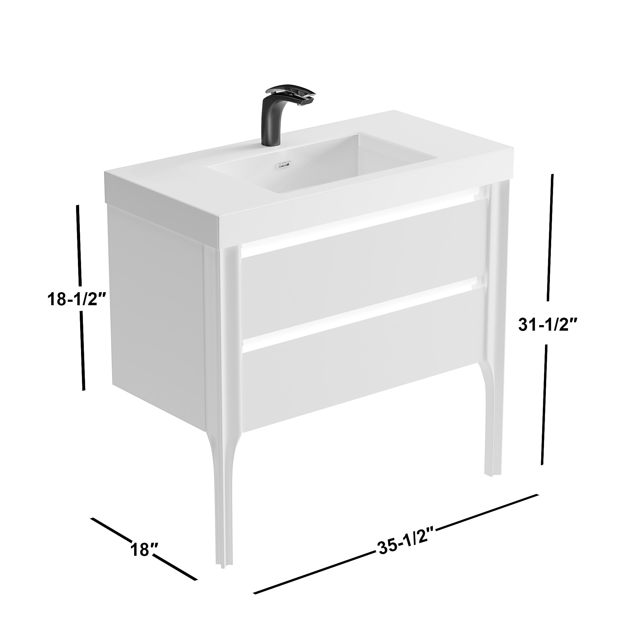 023 LED Series - 36 Inch Vanity