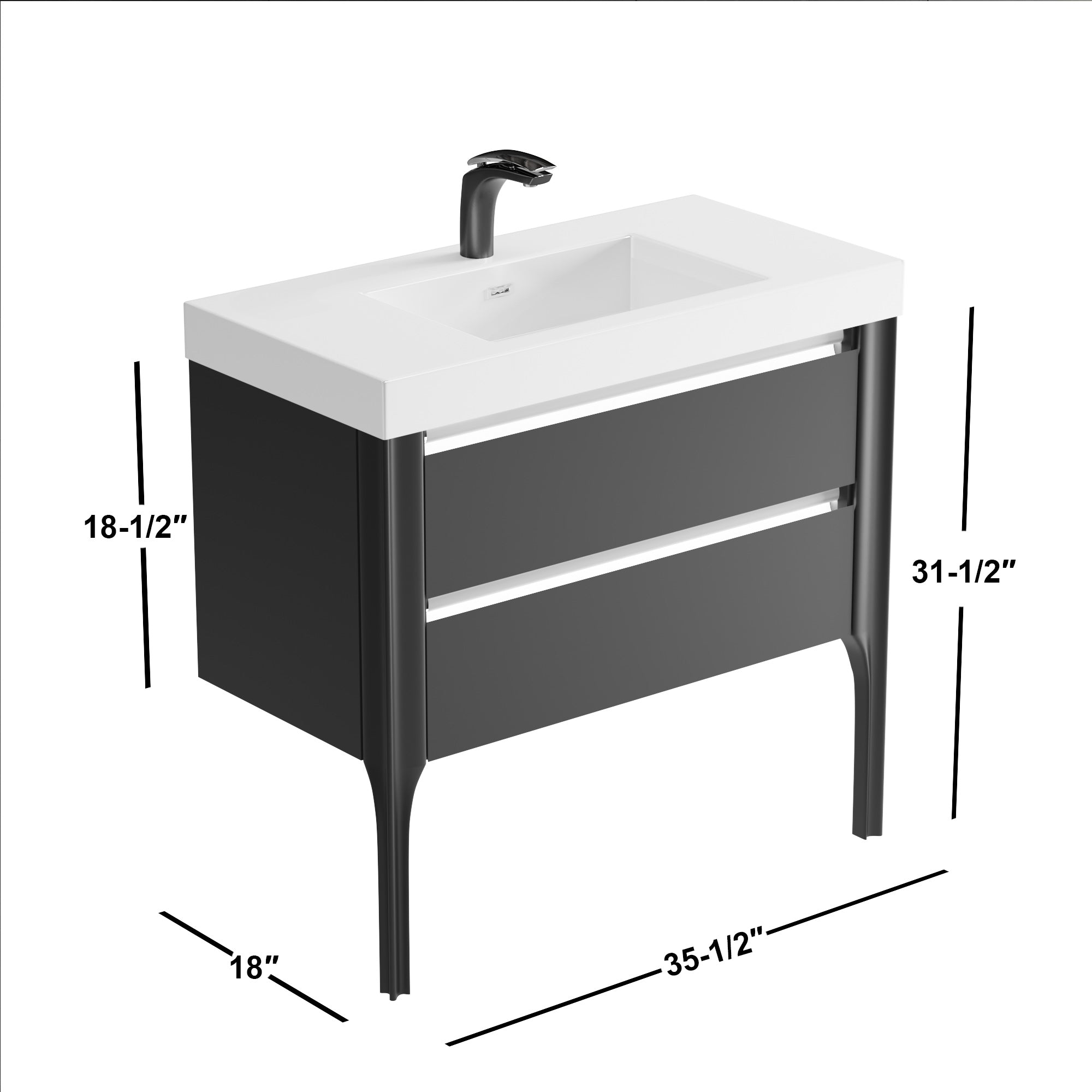 023 LED Series - 36 Inch Vanity