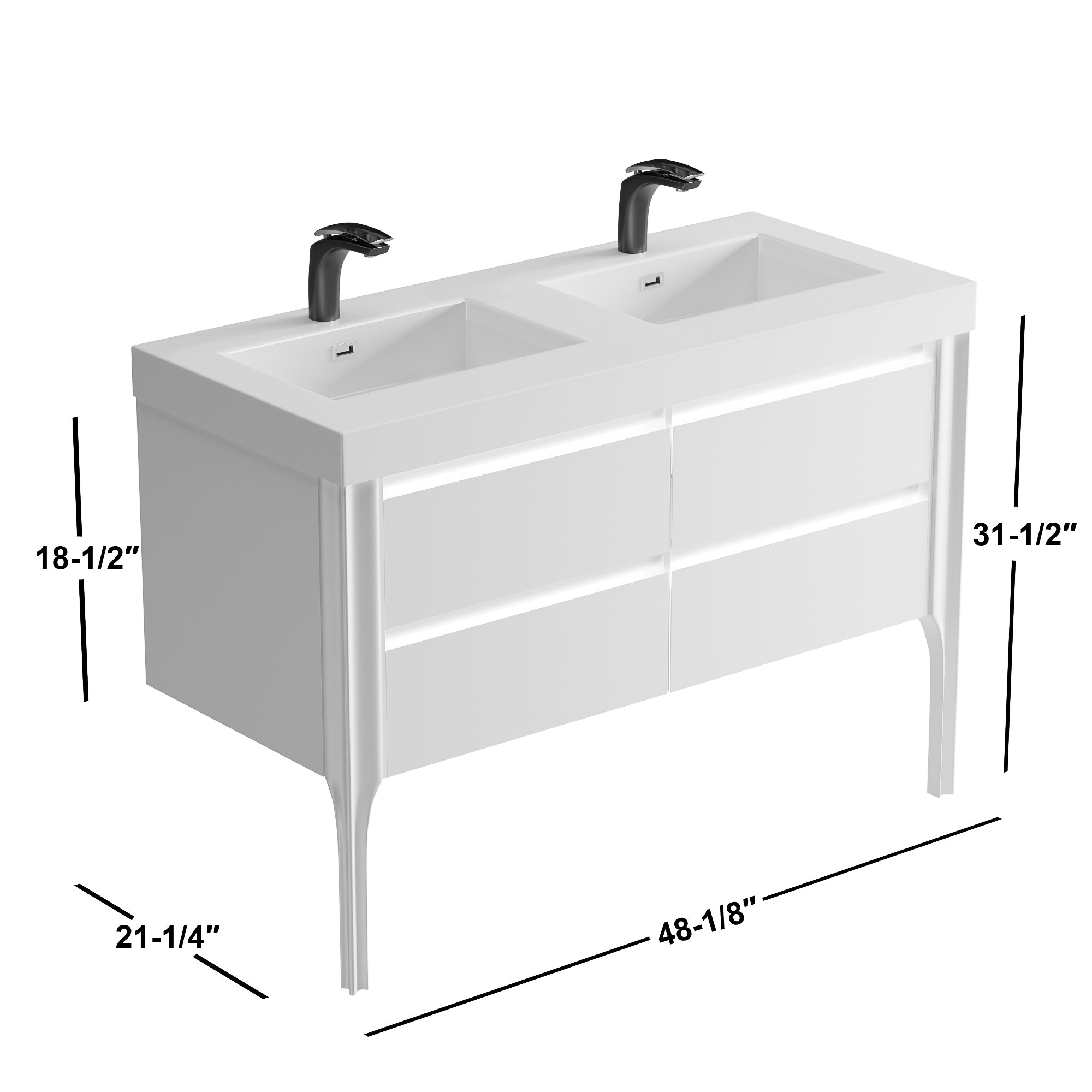 023 LED Series - 48 Inch Vanity