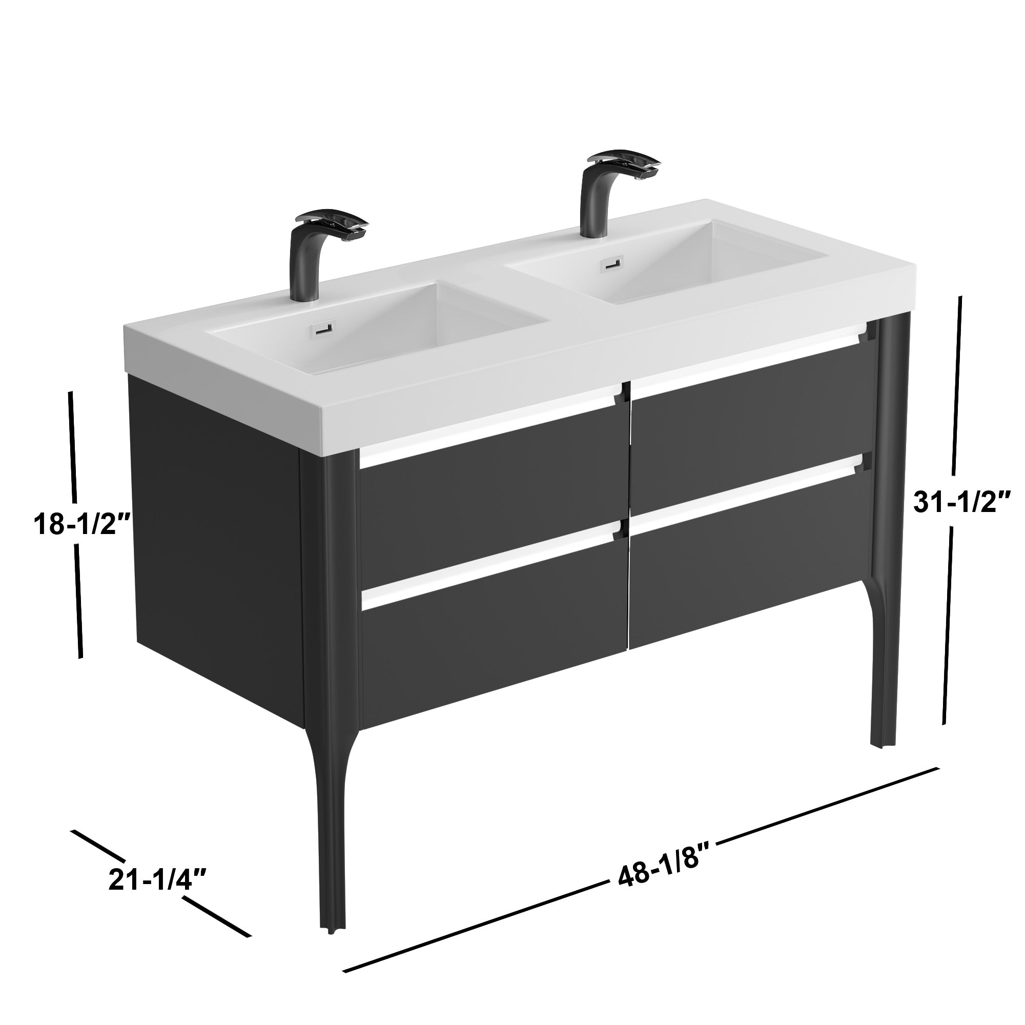 023 LED Series - 48 Inch Vanity