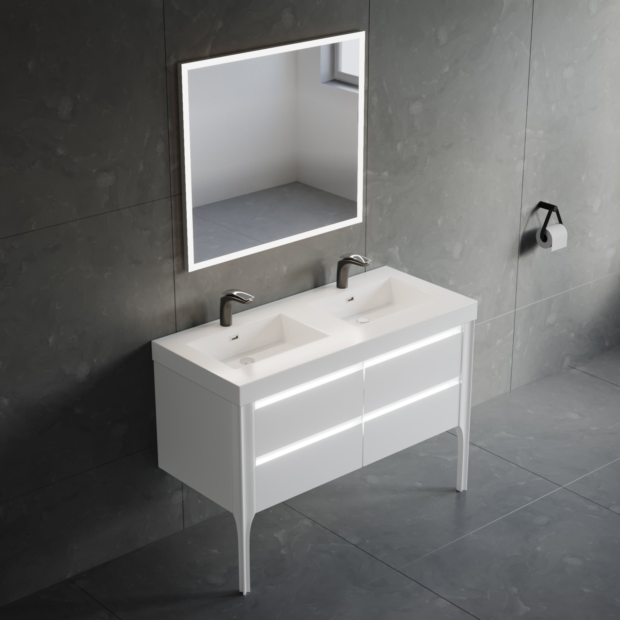 023 LED Series - 60 Inch Vanity