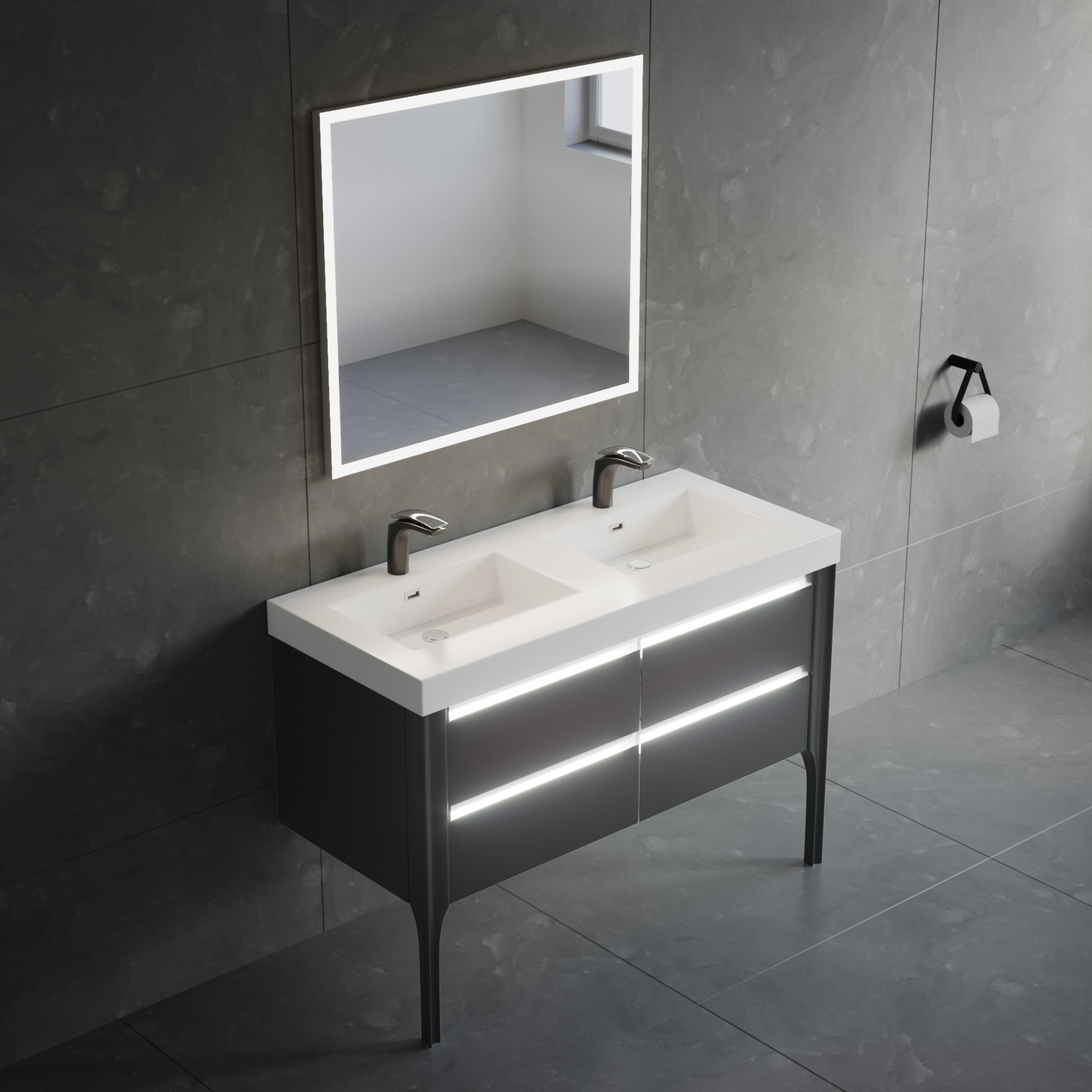 023 LED Series - 60 Inch Vanity