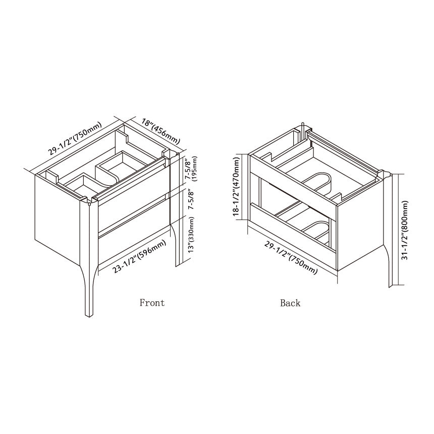 023 LED Series - 30 Inch Vanity