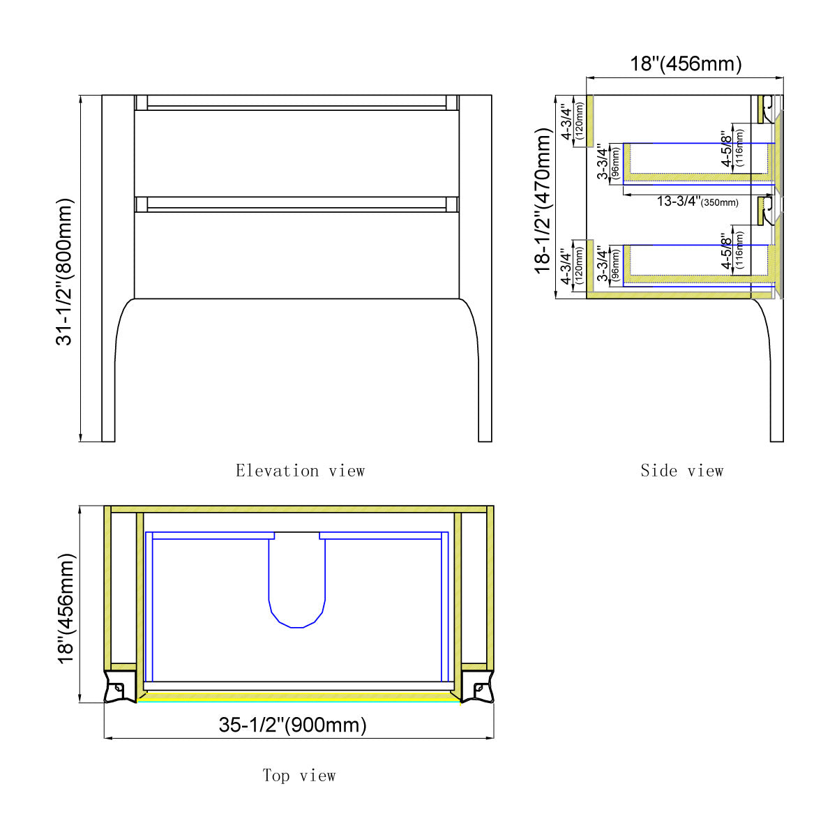023 LED Series - 36 Inch Vanity