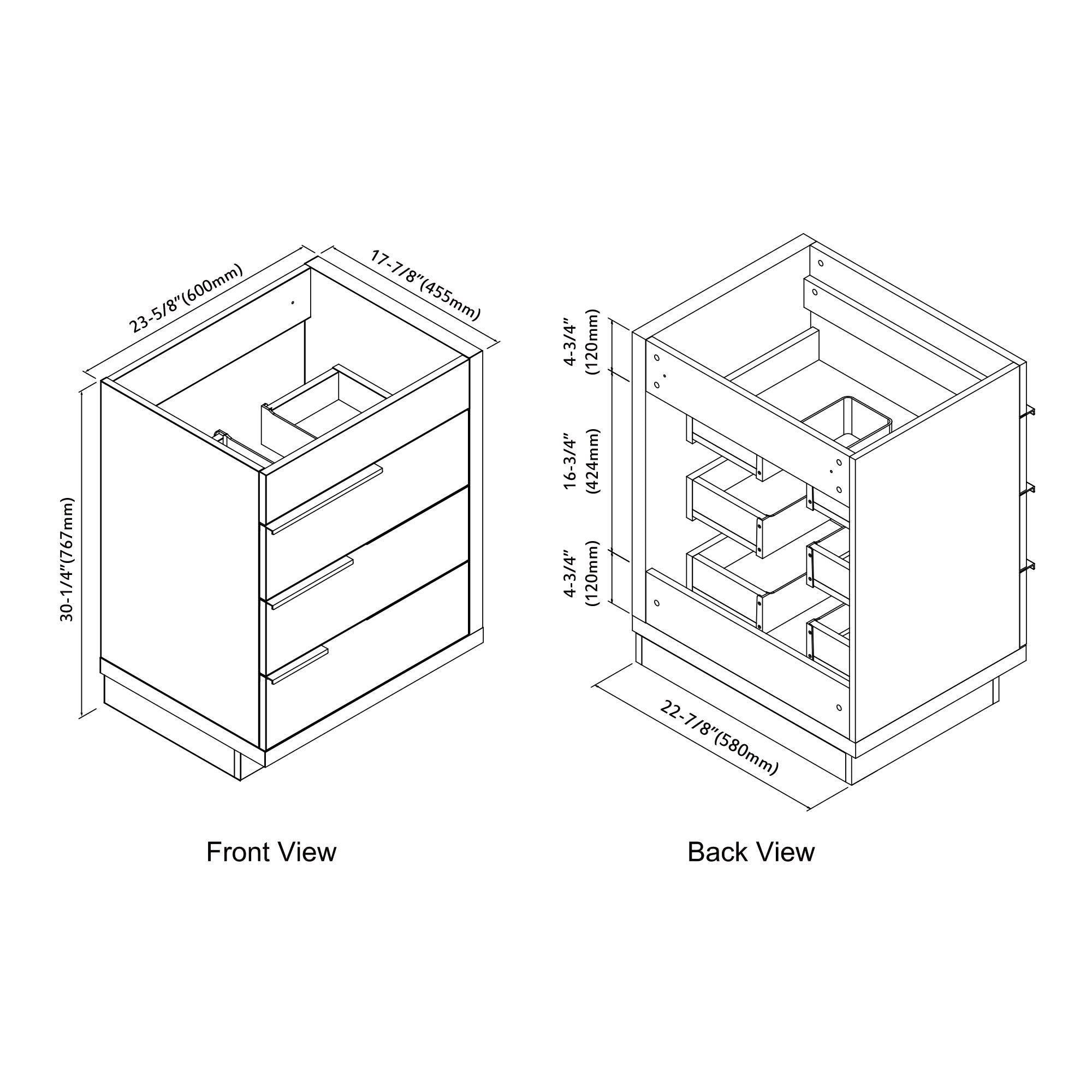 024 Series - 24 Inch Vanity