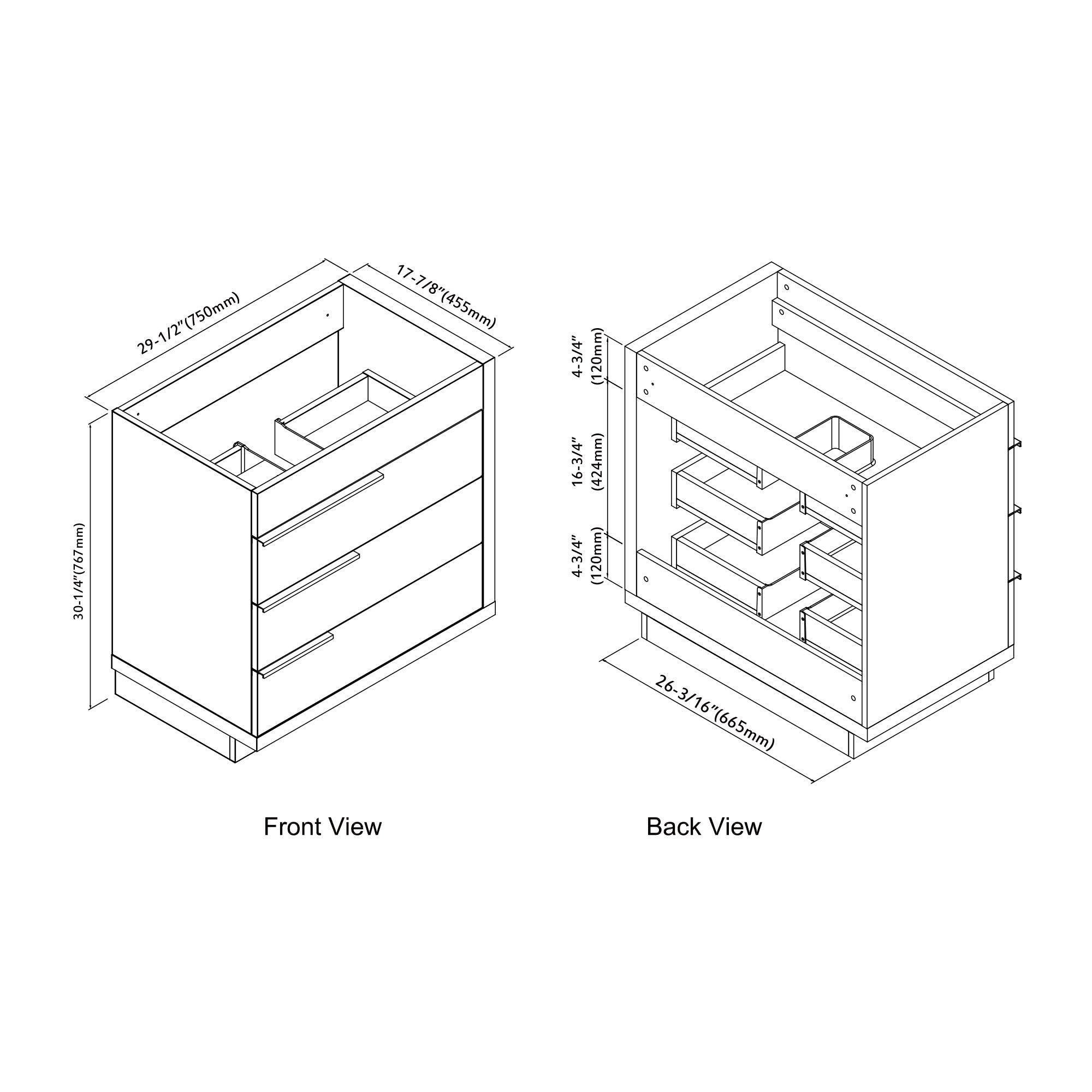 024 Series - 30 Inch Vanity