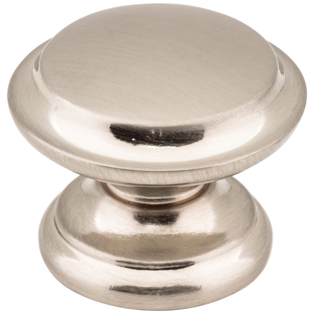 Hardware Resources 1-3/8" Diameter Satin Nickel Cordova Cabinet Knob
