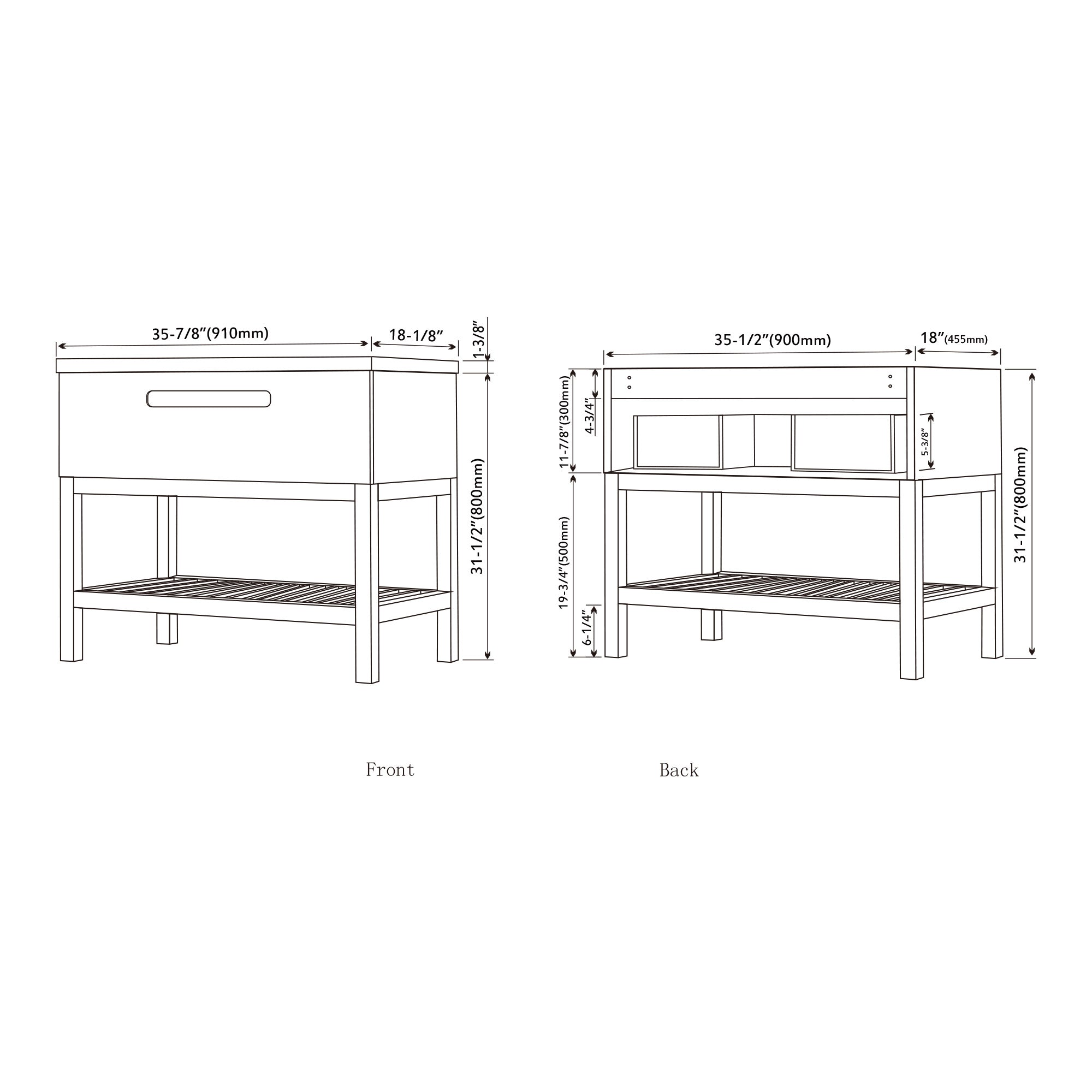 026 Series- 36 Inch Cabinet