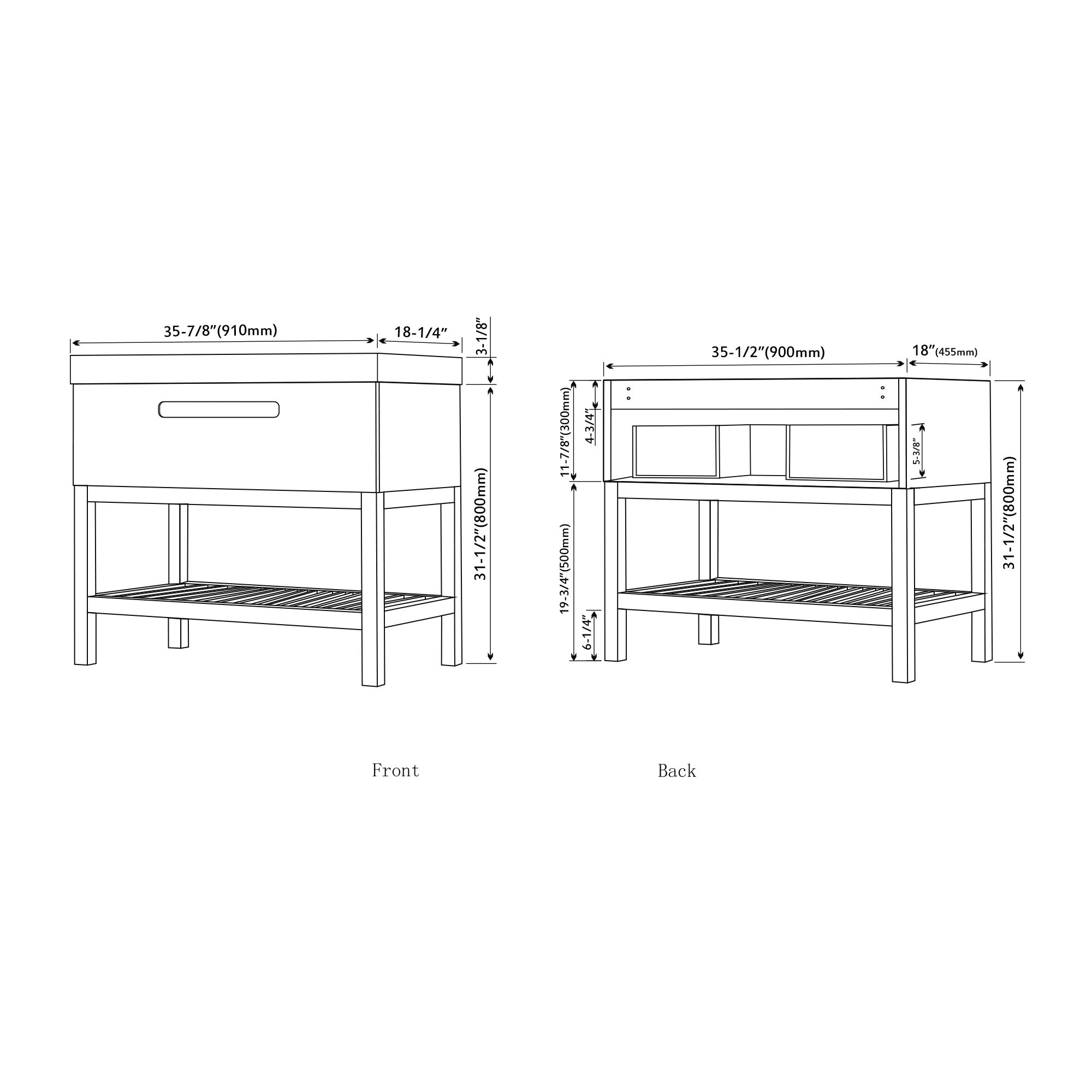 026 Series- 36 Inch Cabinet