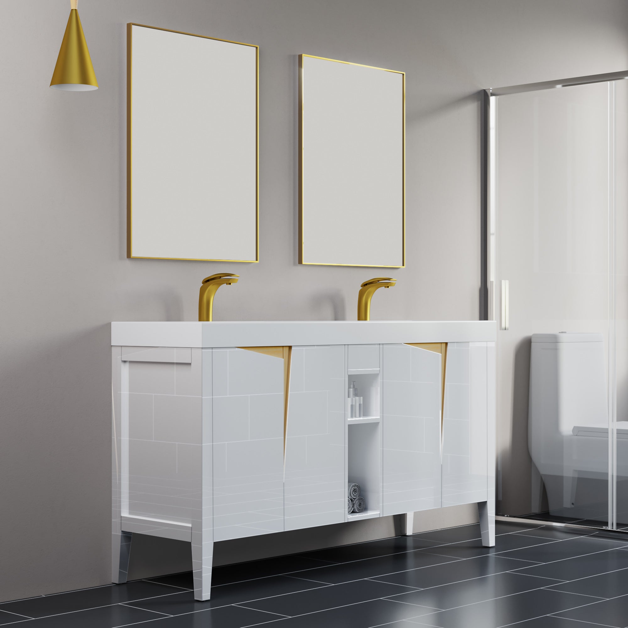 027 Series- 60 Inch Cabinet
