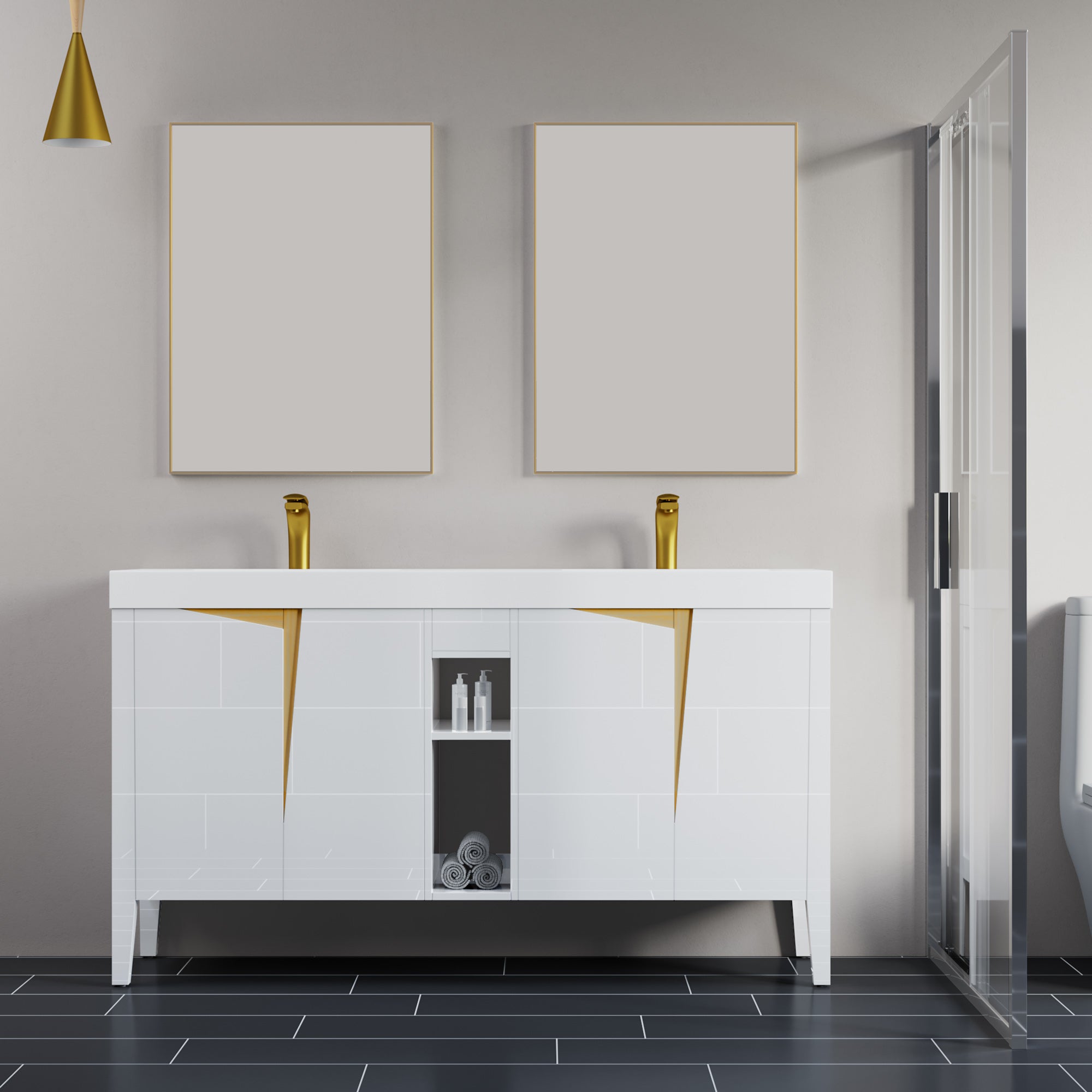 027 Series- 60 Inch Cabinet