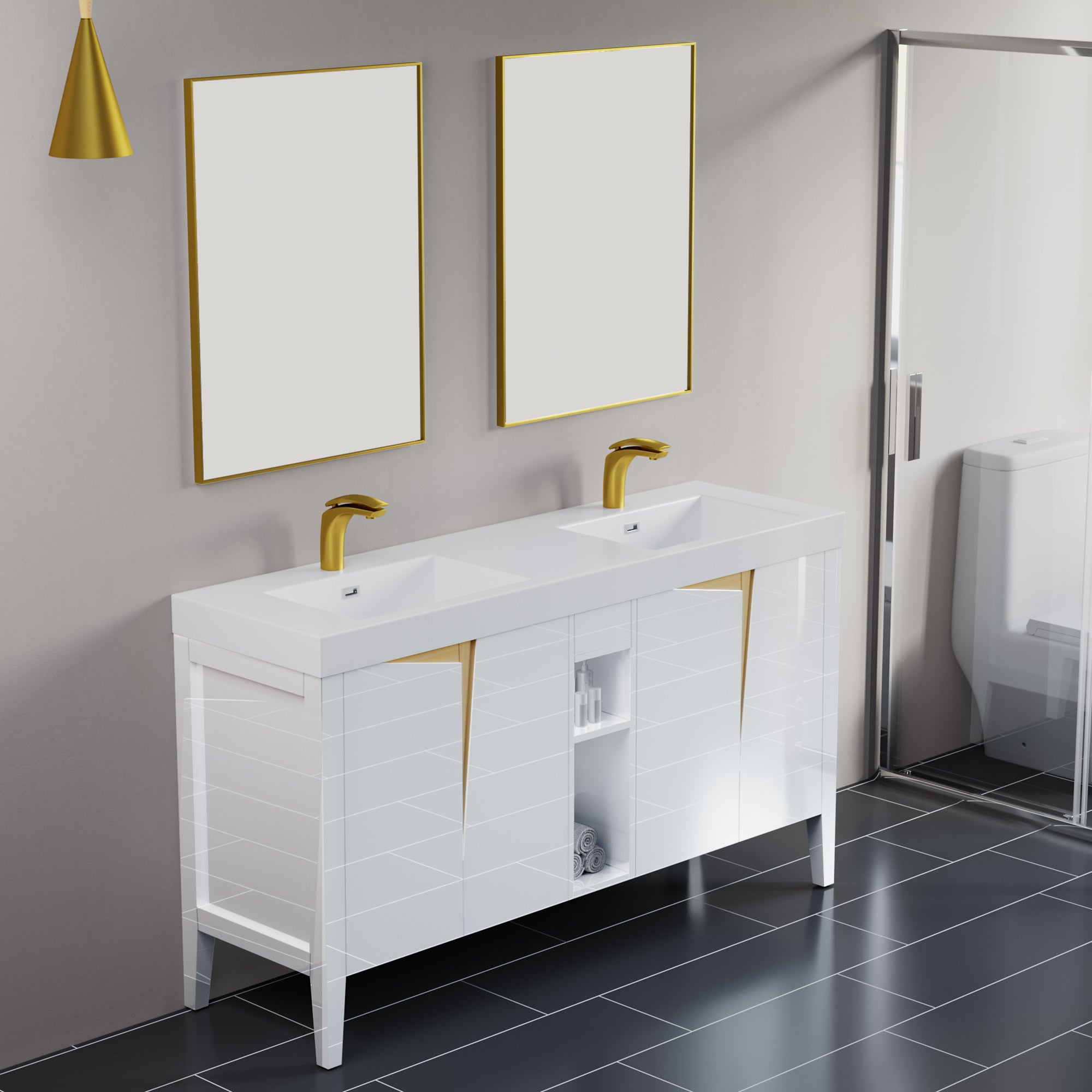 027 Series- 60 Inch Cabinet