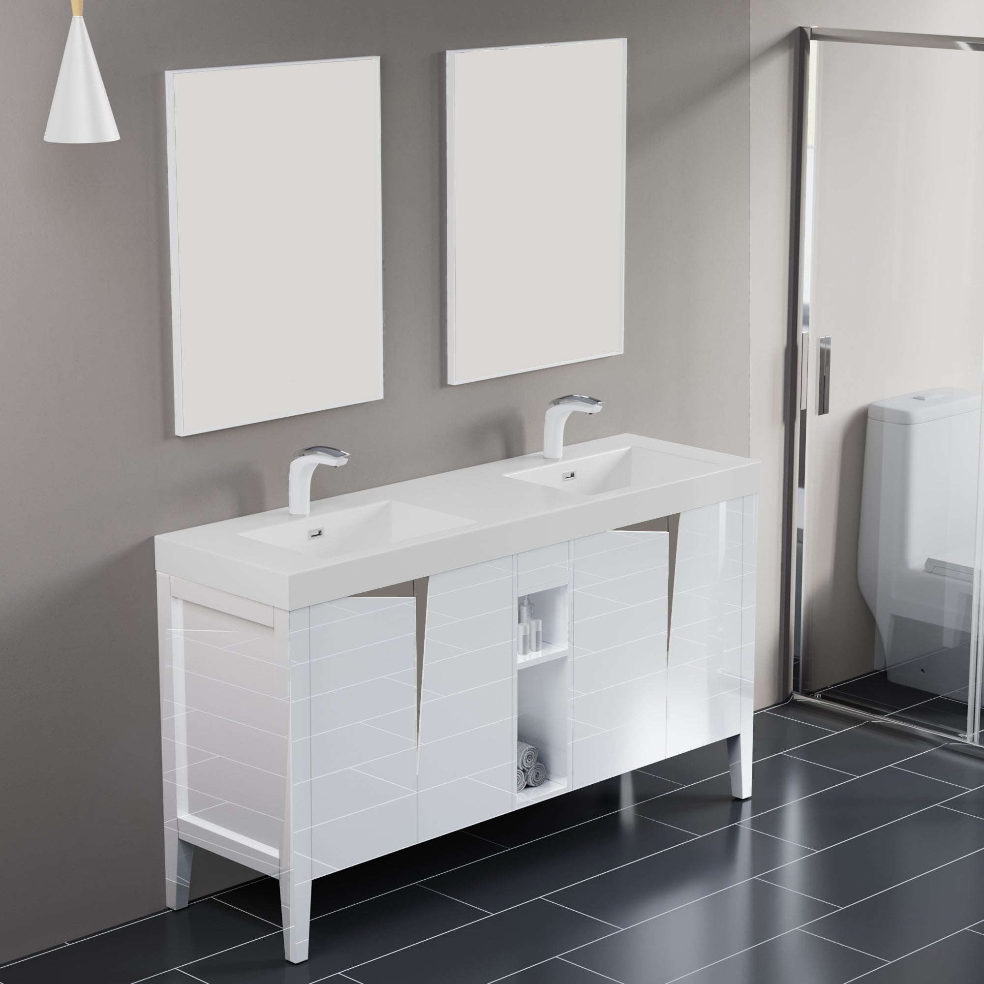 027 Series- 60 Inch Cabinet