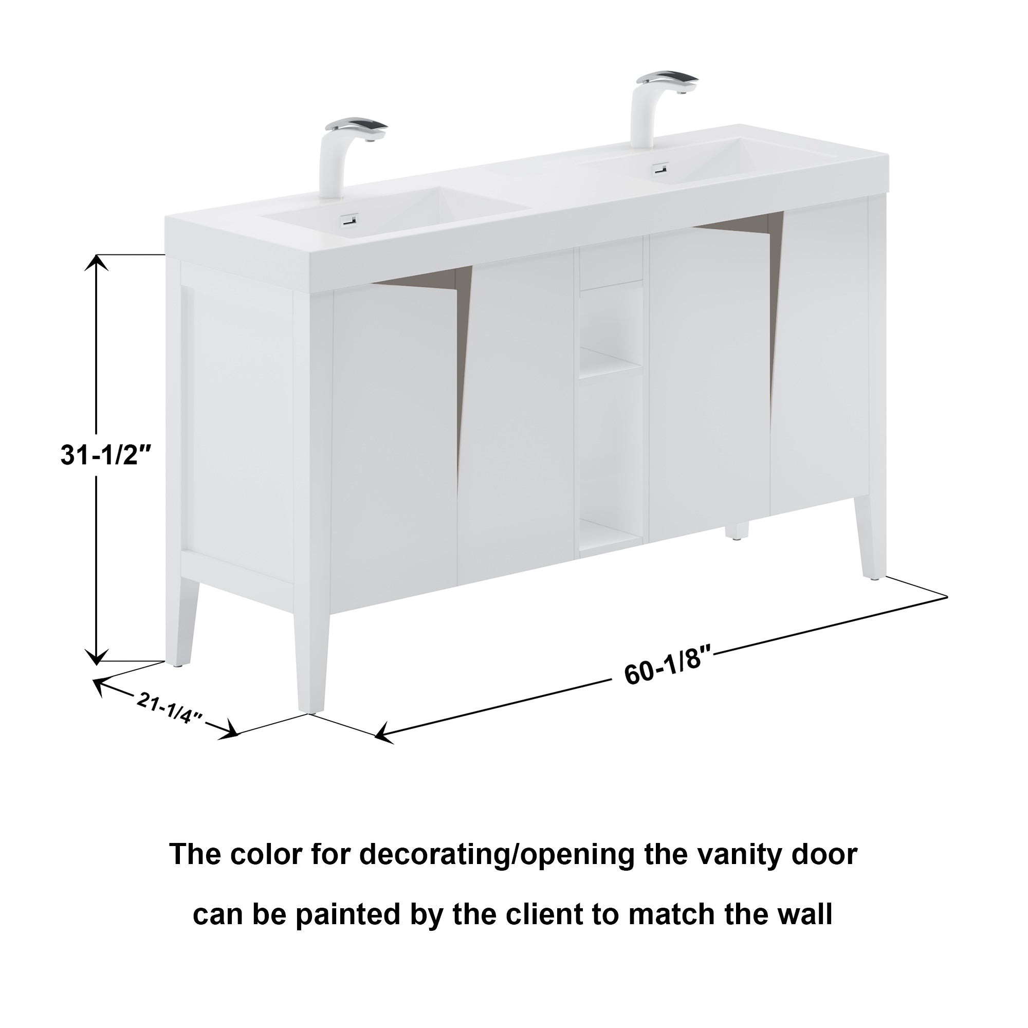 027 Series- 60 Inch Cabinet