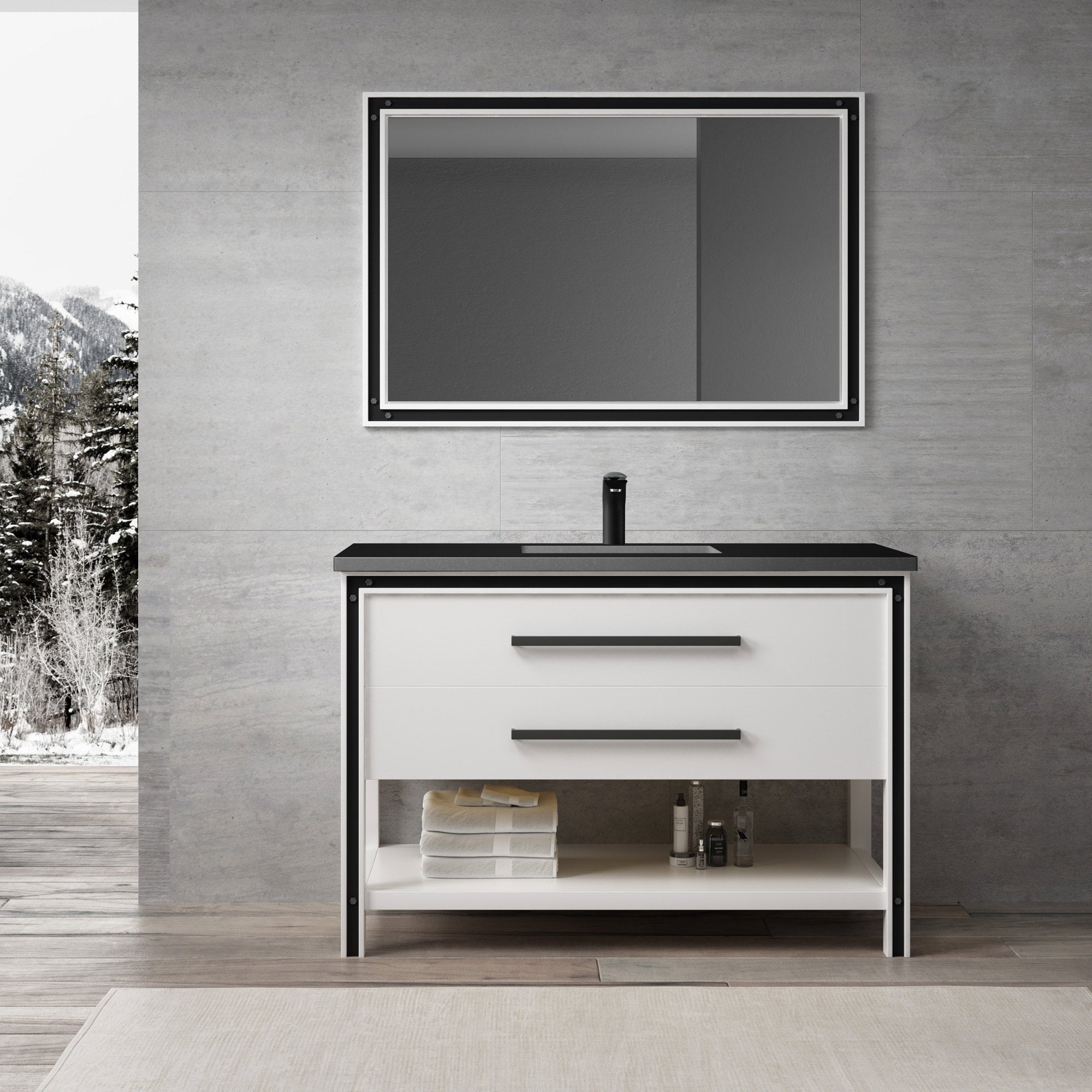 028 Series - 48 Inch Vanity -Single Sink