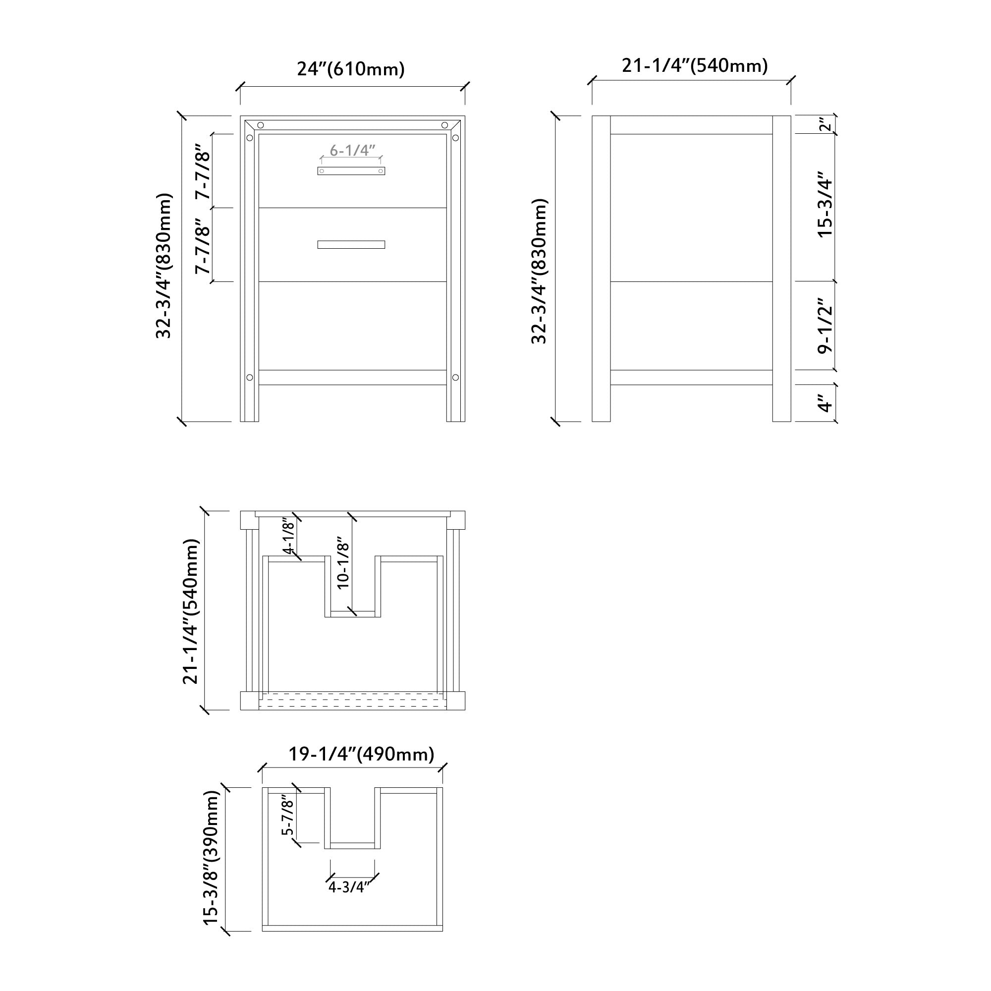 028 Series - 24 Inch Vanity