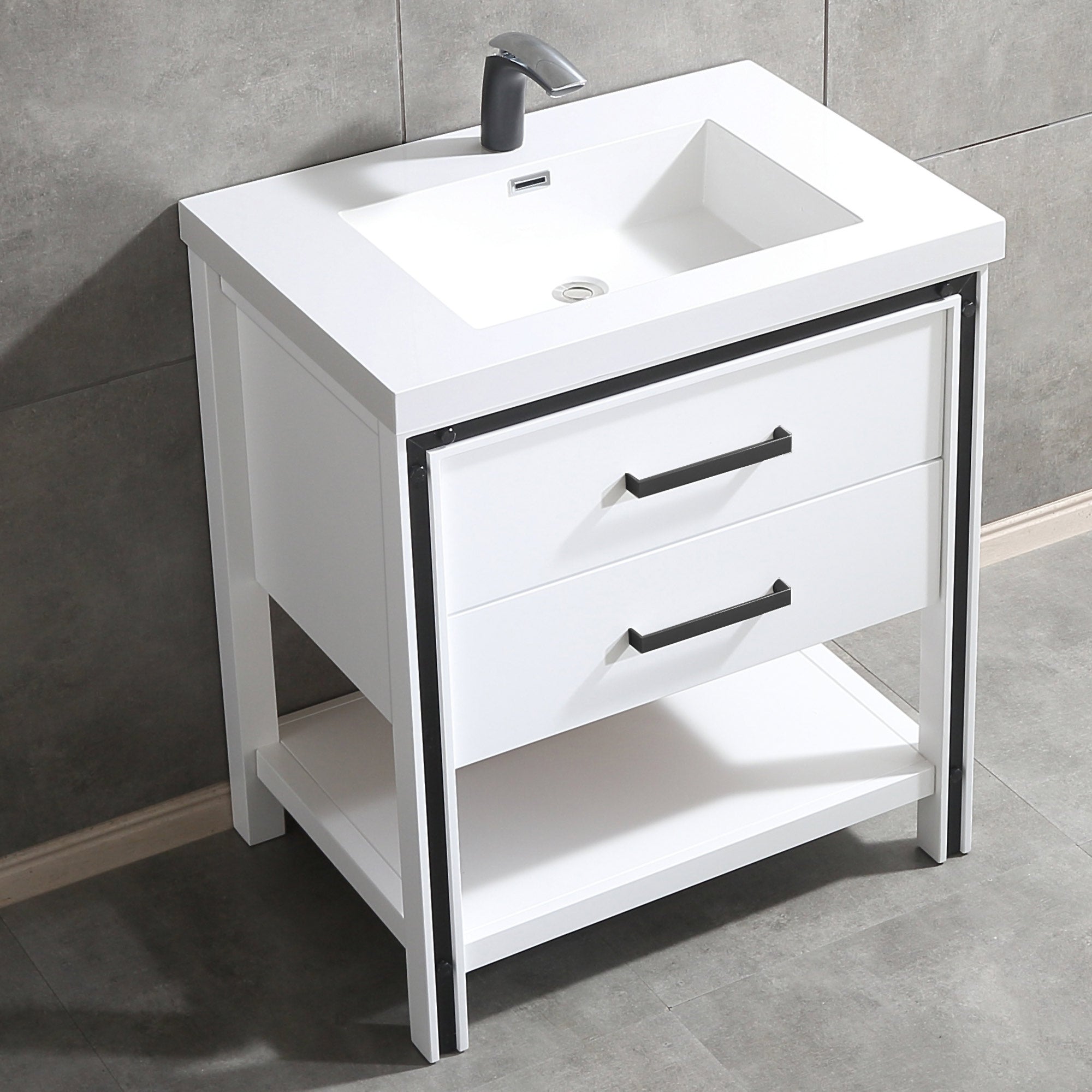 Topmount Bathroom Resin Basin 000 3122BP