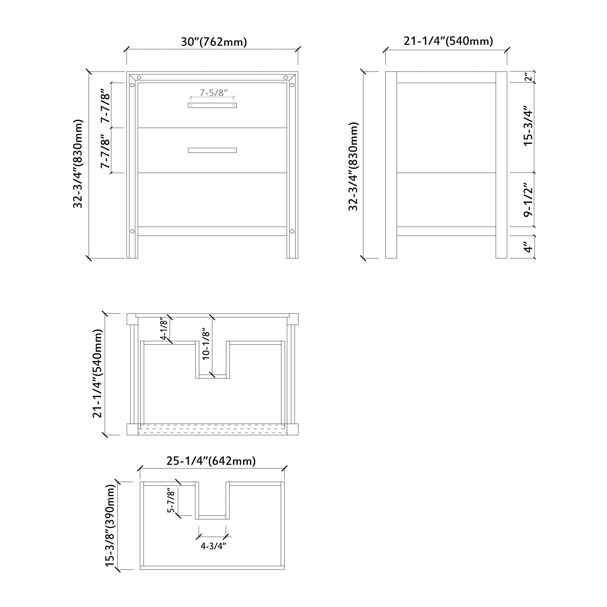 028 Series - 30 Inch Vanity