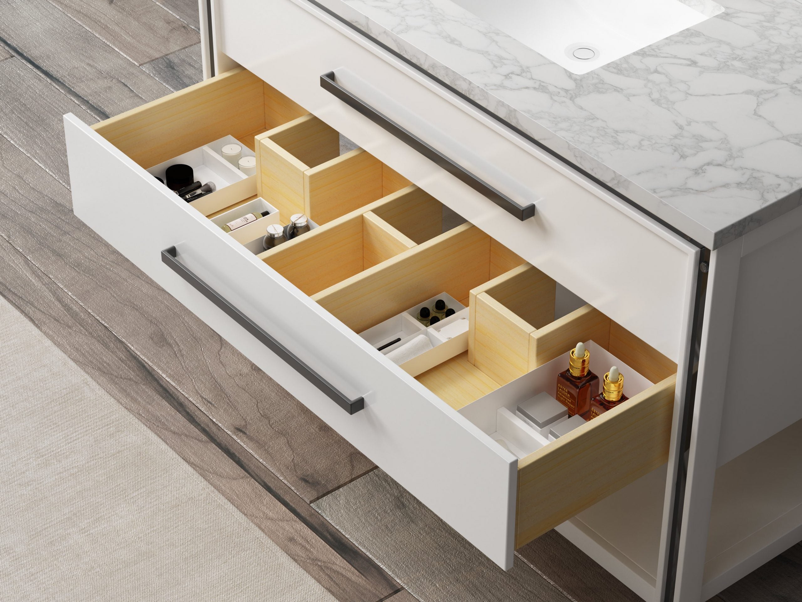 028 Series - 48 Inch Vanity -Double Sinks