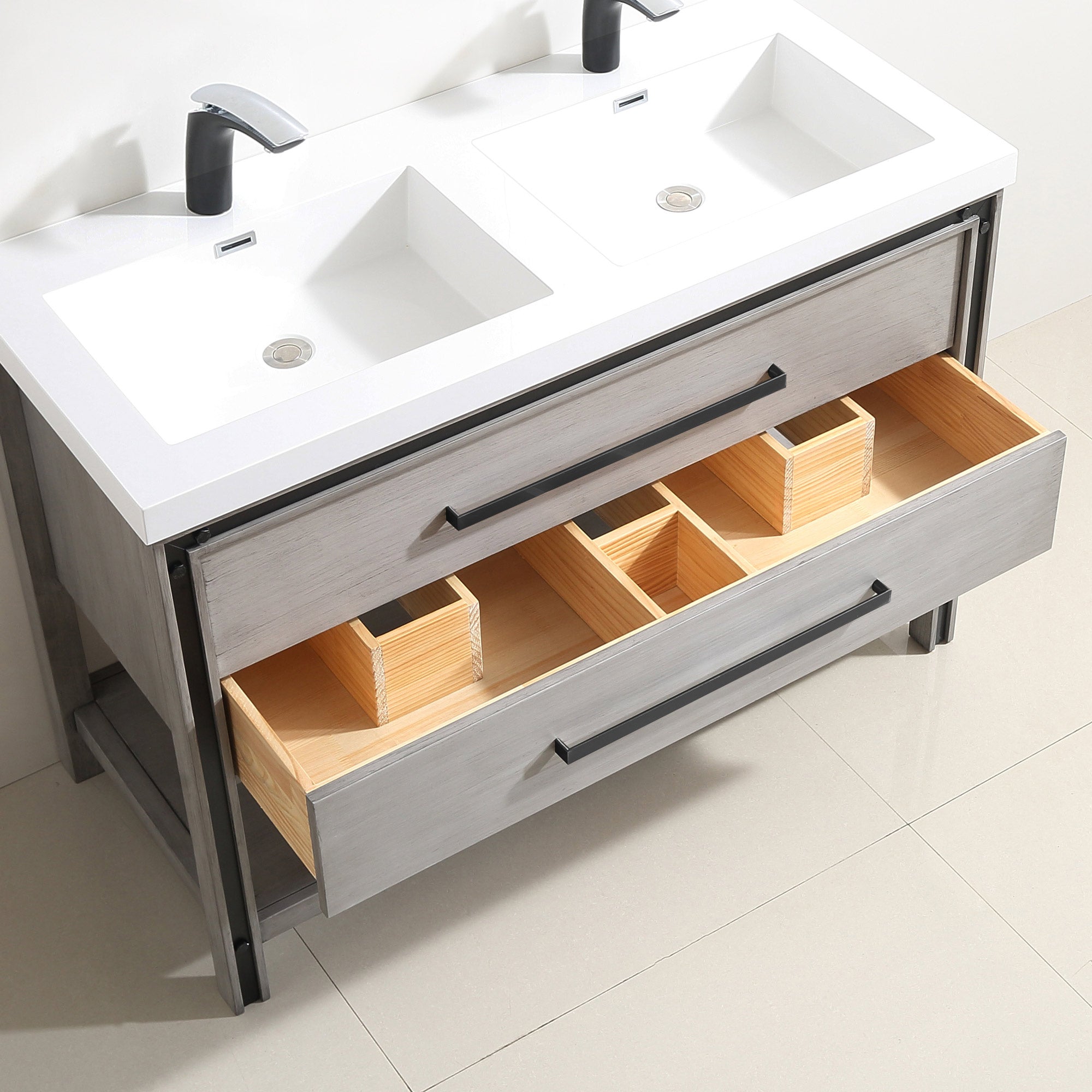 028 Series - 48 Inch Vanity -Double Sinks