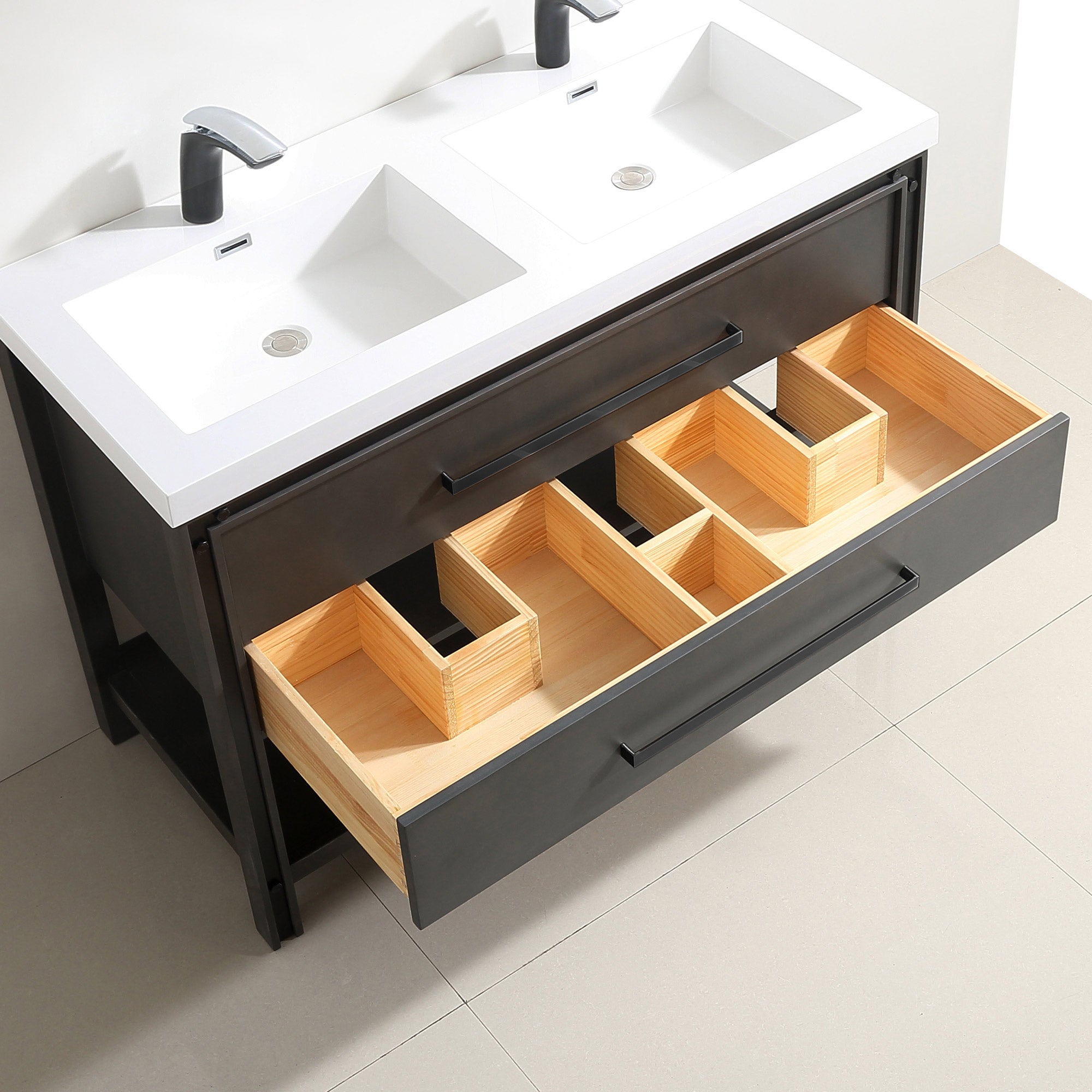 028 Series - 48 Inch Vanity -Double Sinks