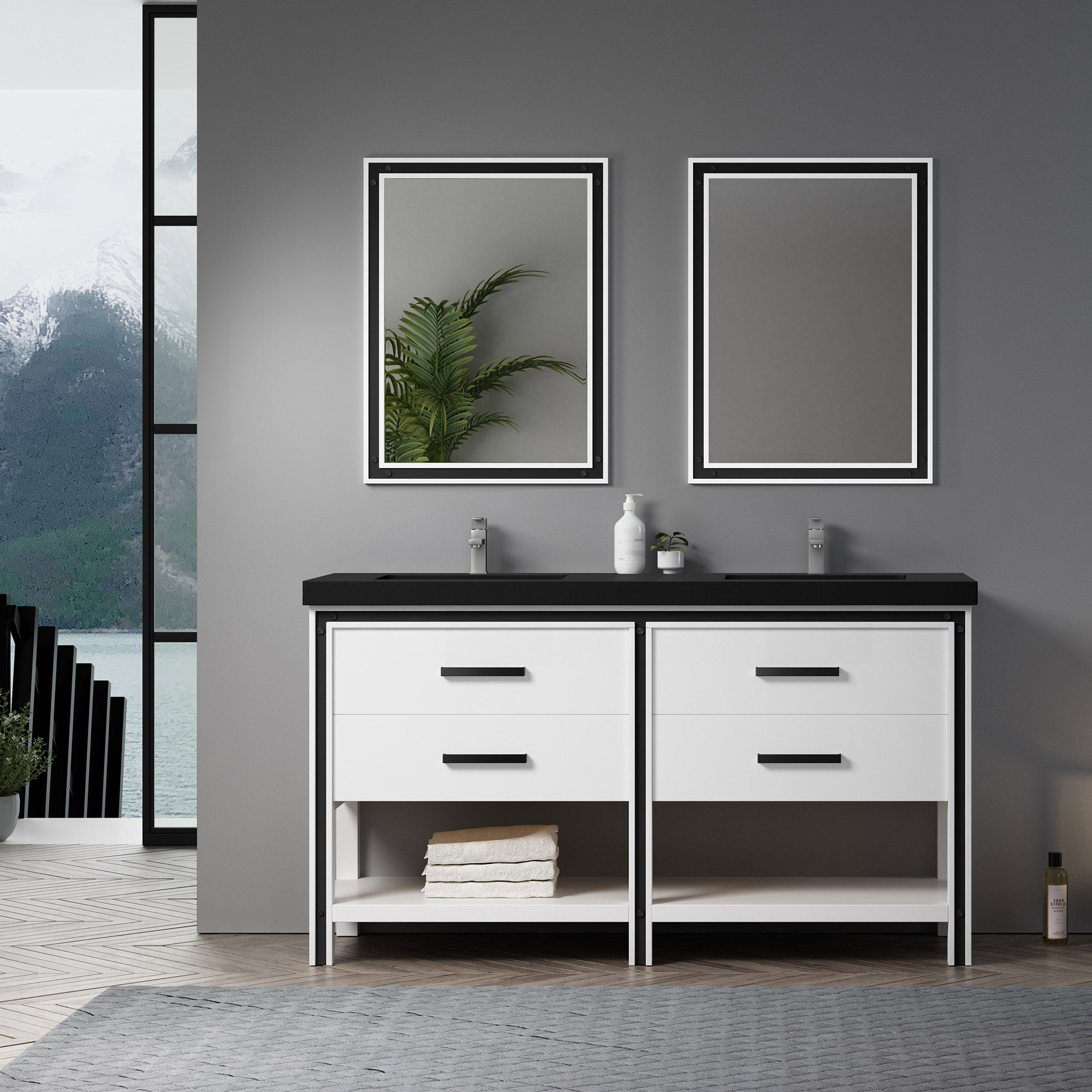 028 Series - 60 Inch Vanity