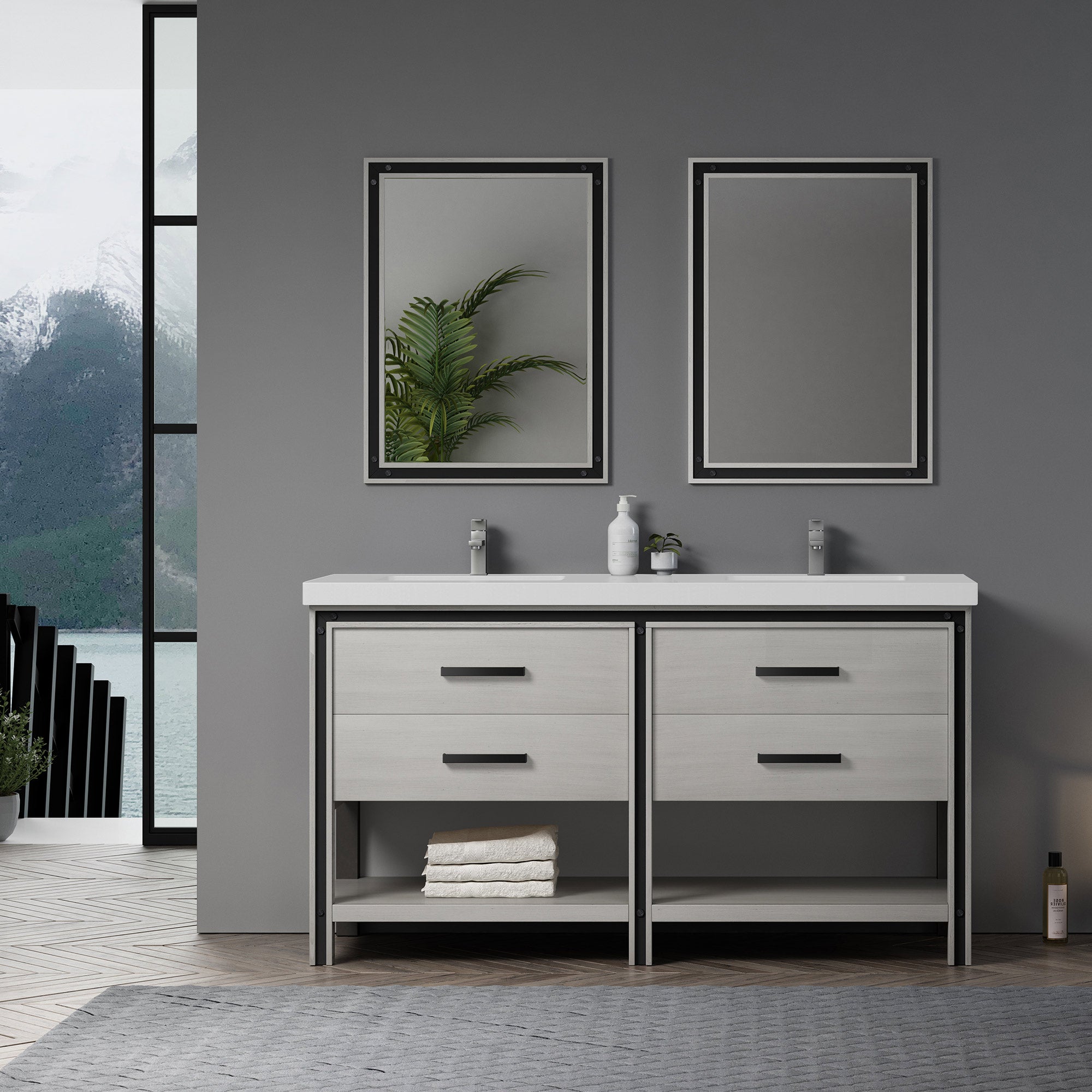 028 Series - 60 Inch Vanity