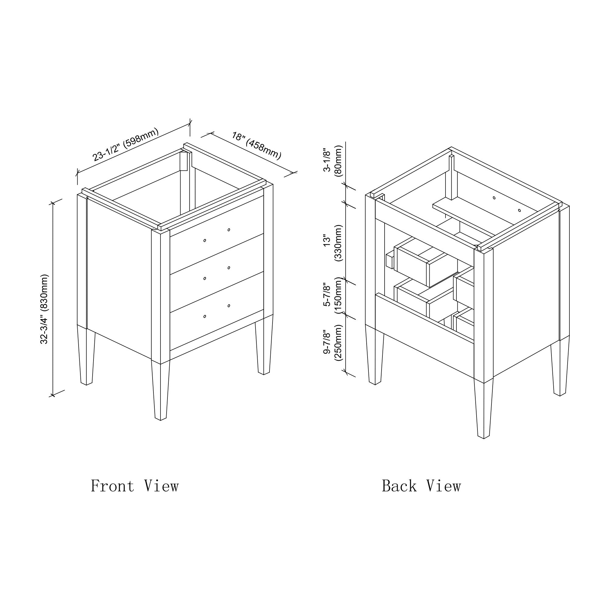 031 Series - 24 Inch Vanity