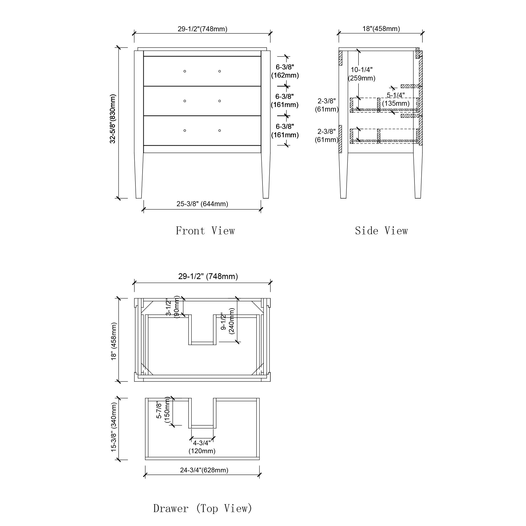 031 Series - 30 Inch Vanity