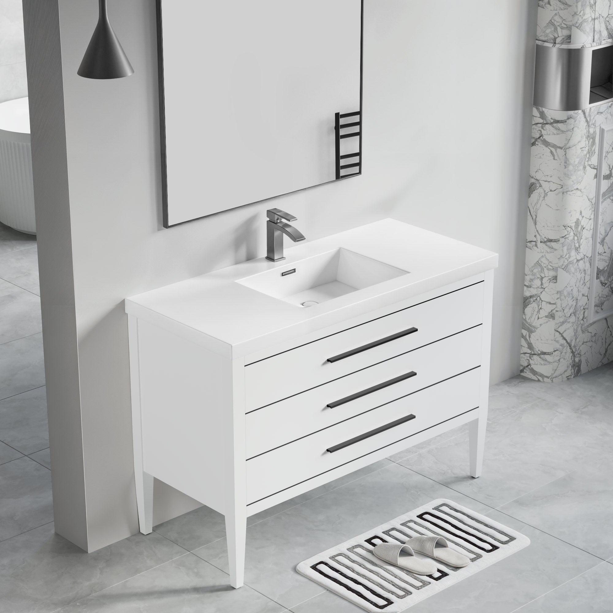 031 Series - 48 Inch Vanity For Single Sink