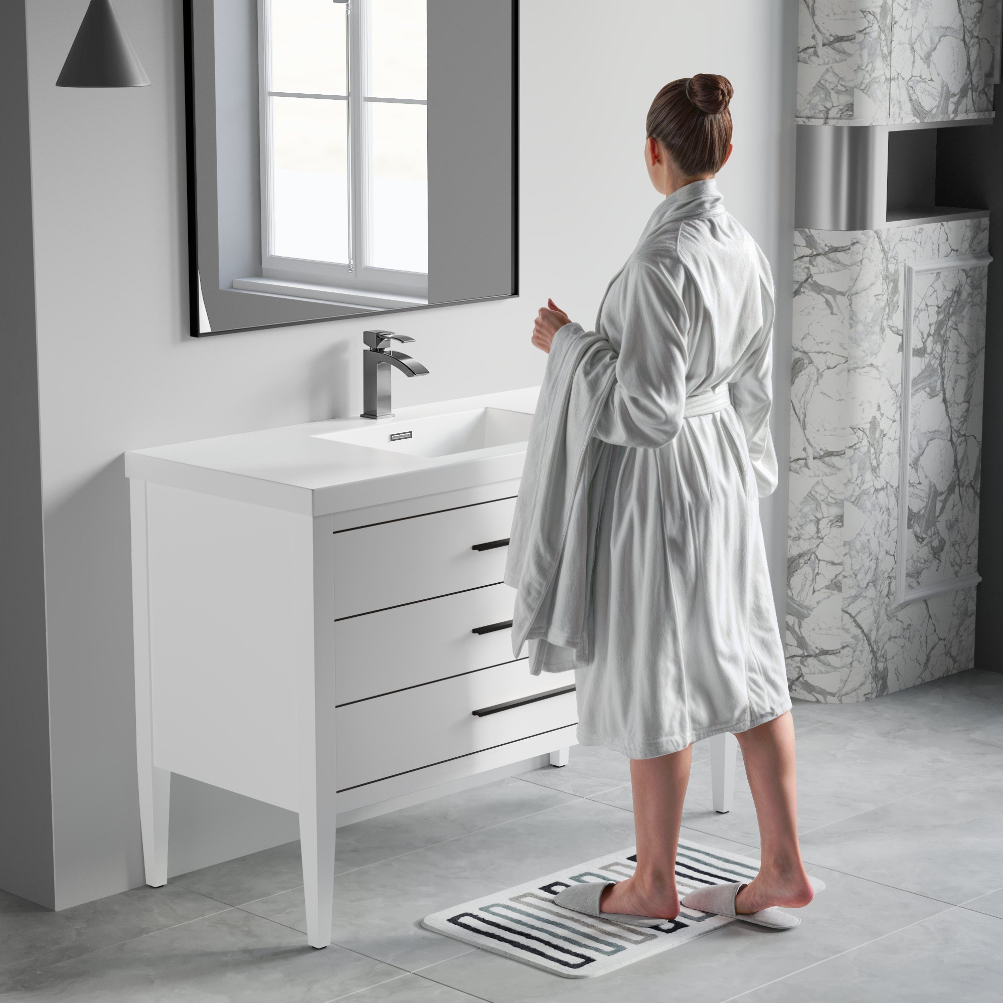 031 Series - 48 Inch Vanity For Single Sink