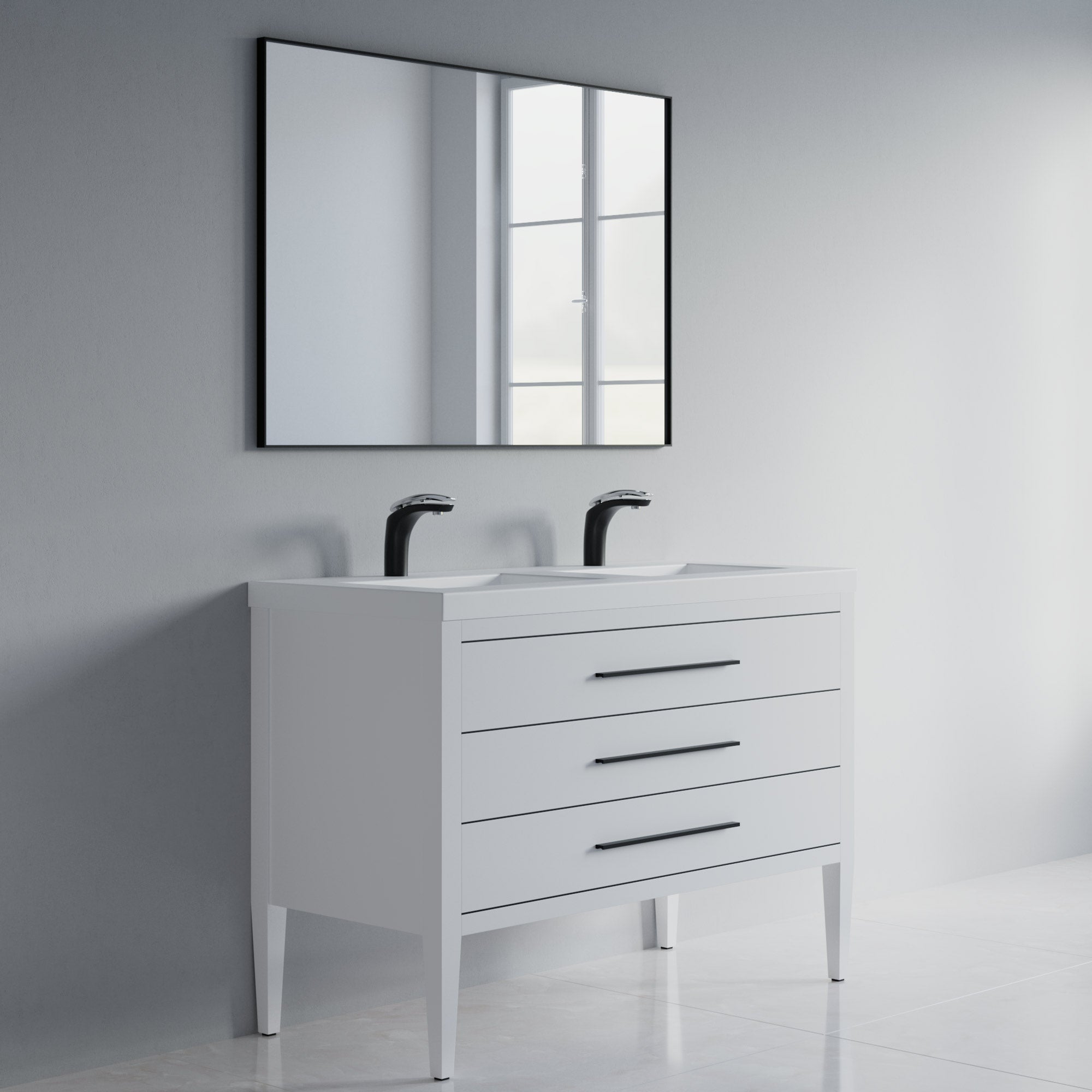031 Series - 48 Inch Vanity For Double Sinks