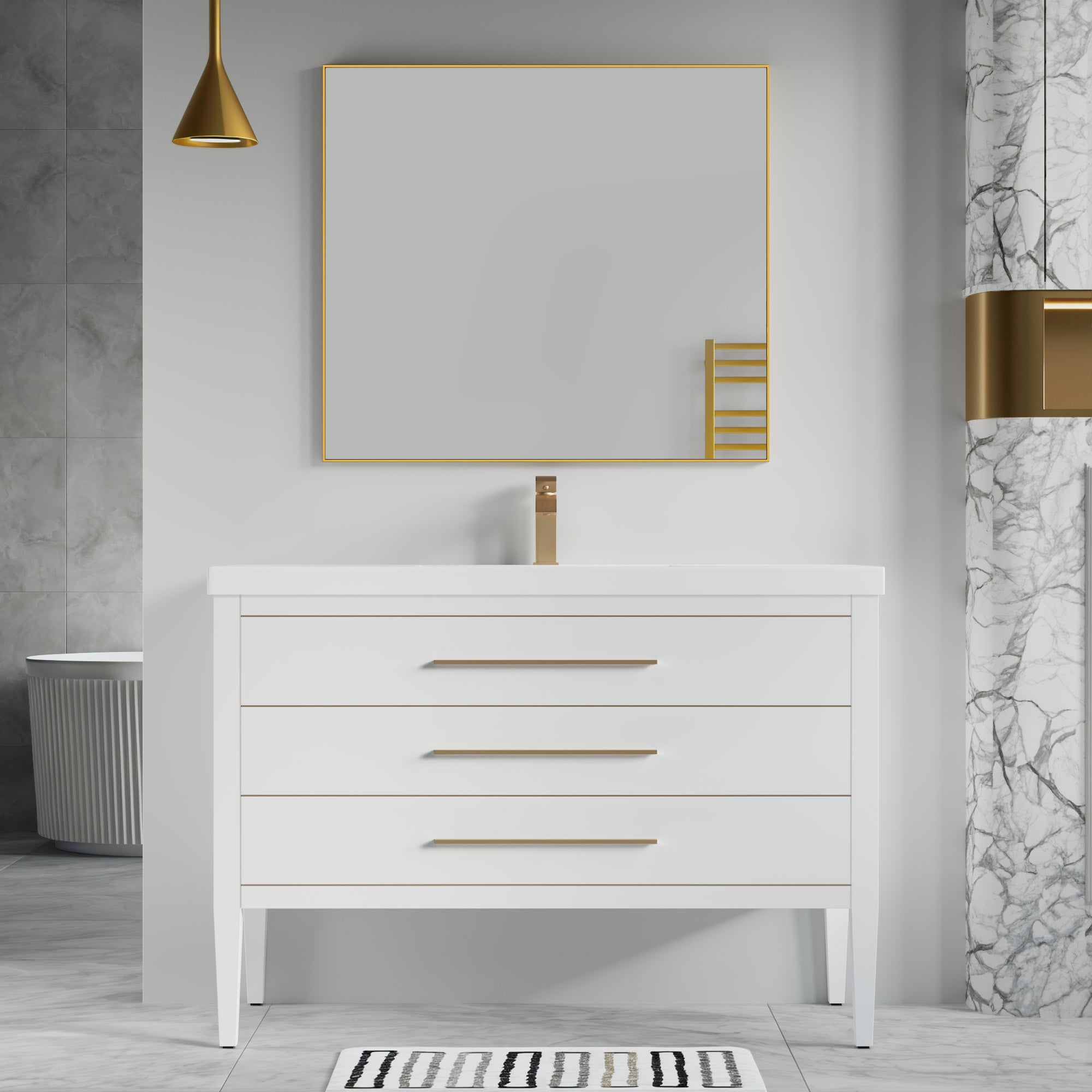 031 Series - 48 Inch Vanity For Single Sink