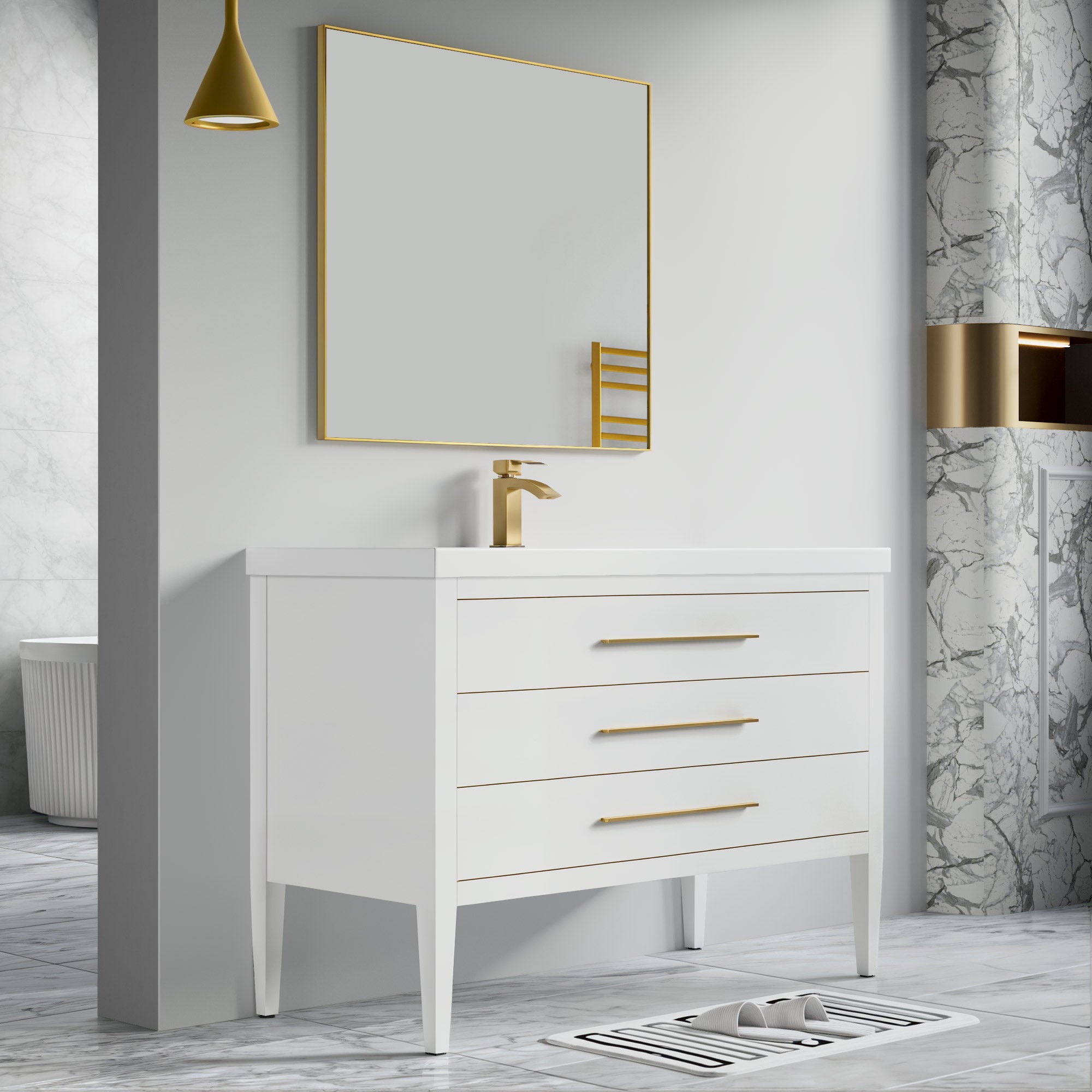 031 Series - 48 Inch Vanity For Single Sink