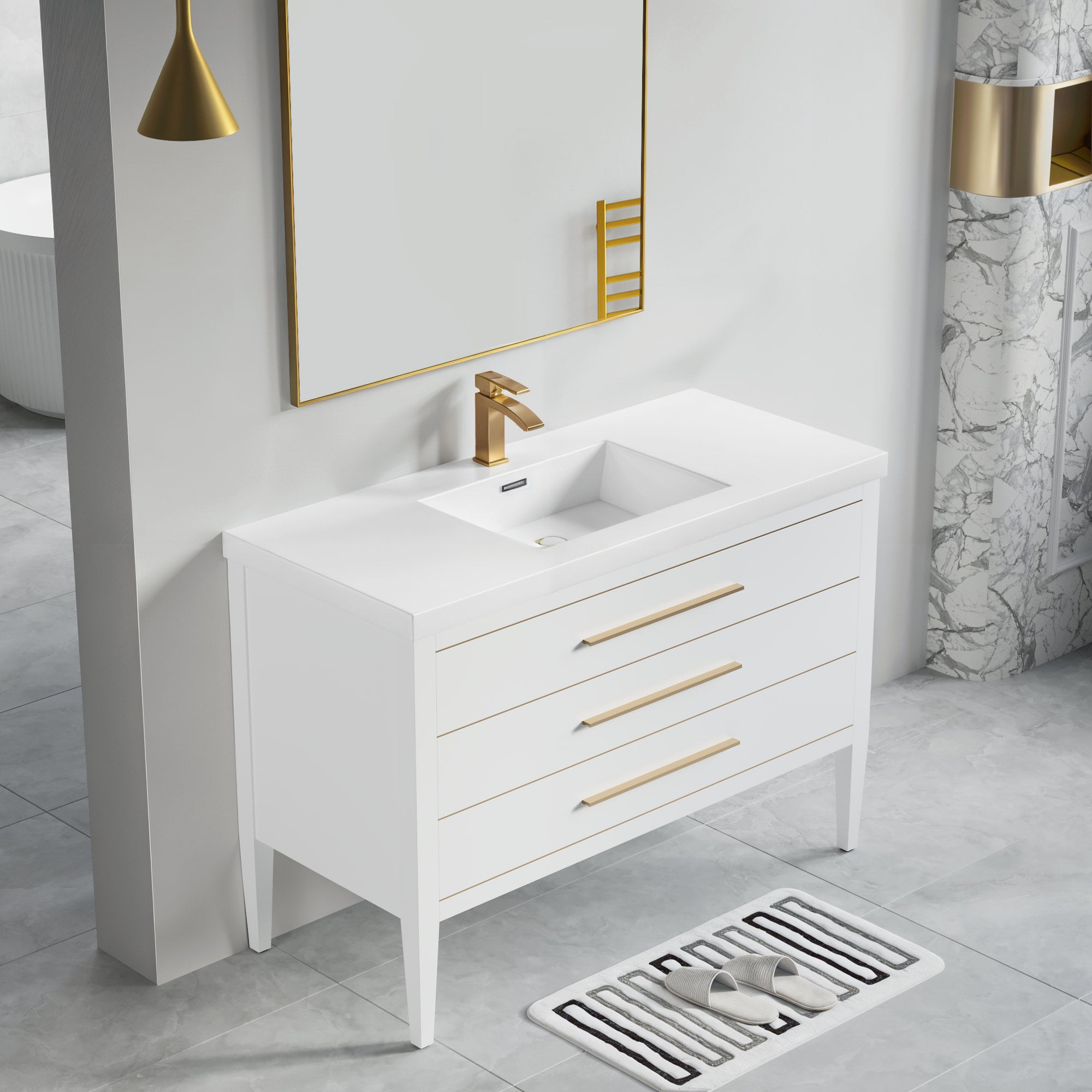 031 Series - 48 Inch Vanity For Single Sink
