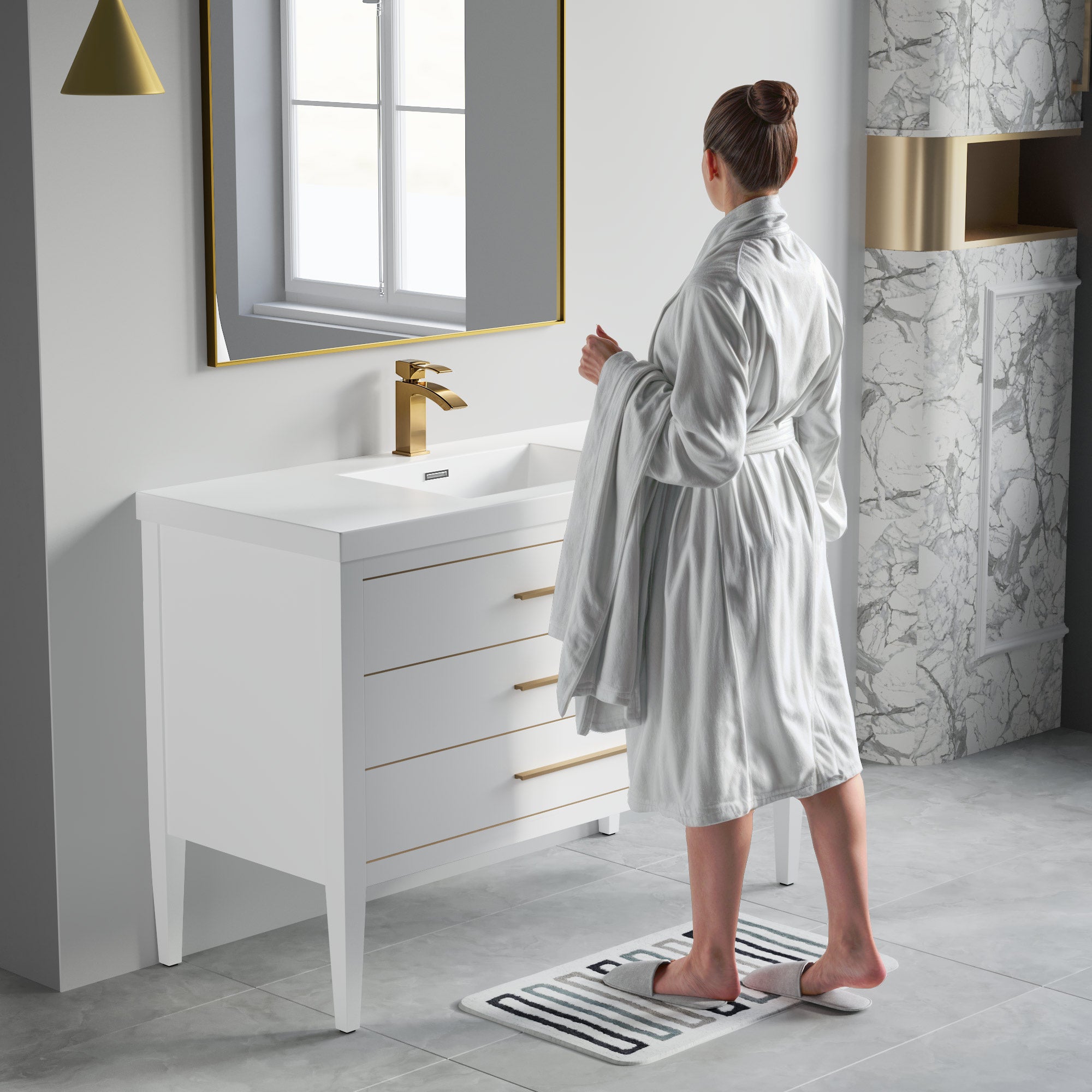 031 Series - 48 Inch Vanity For Single Sink