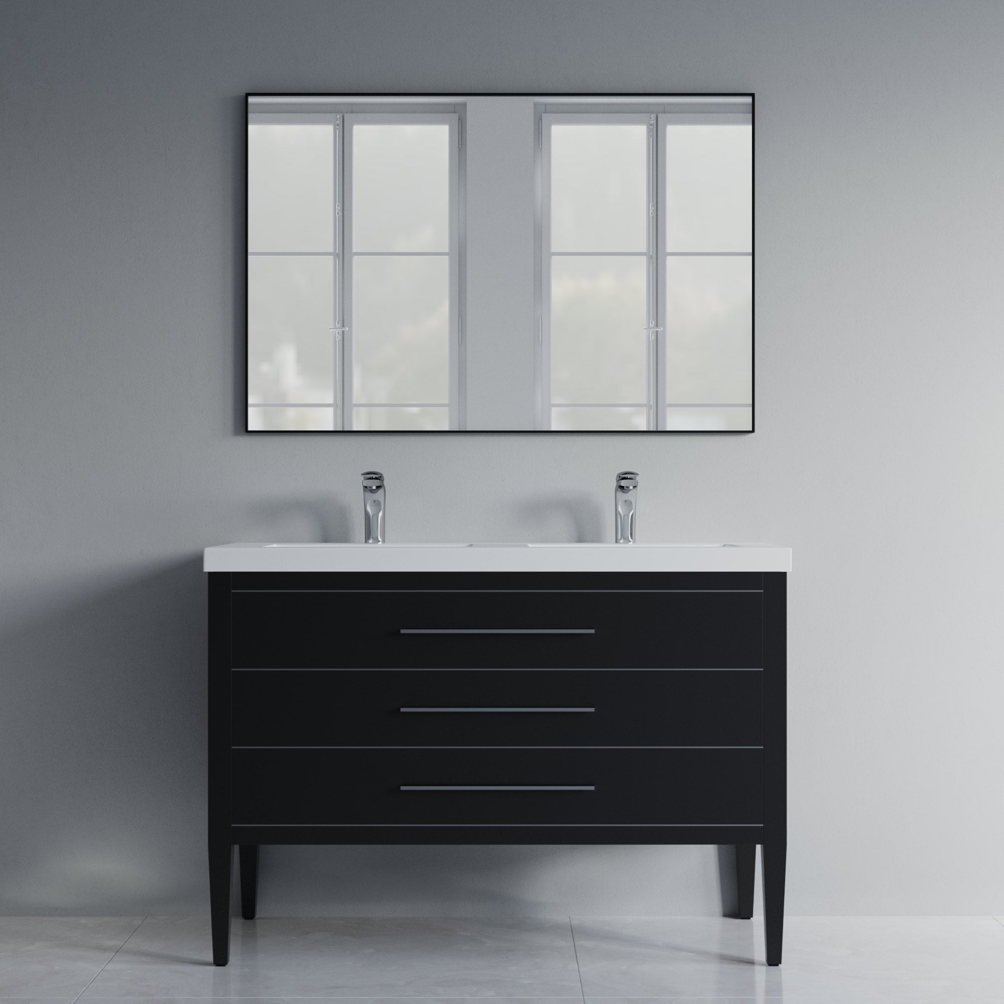 031 Series - 48 Inch Vanity For Double Sinks