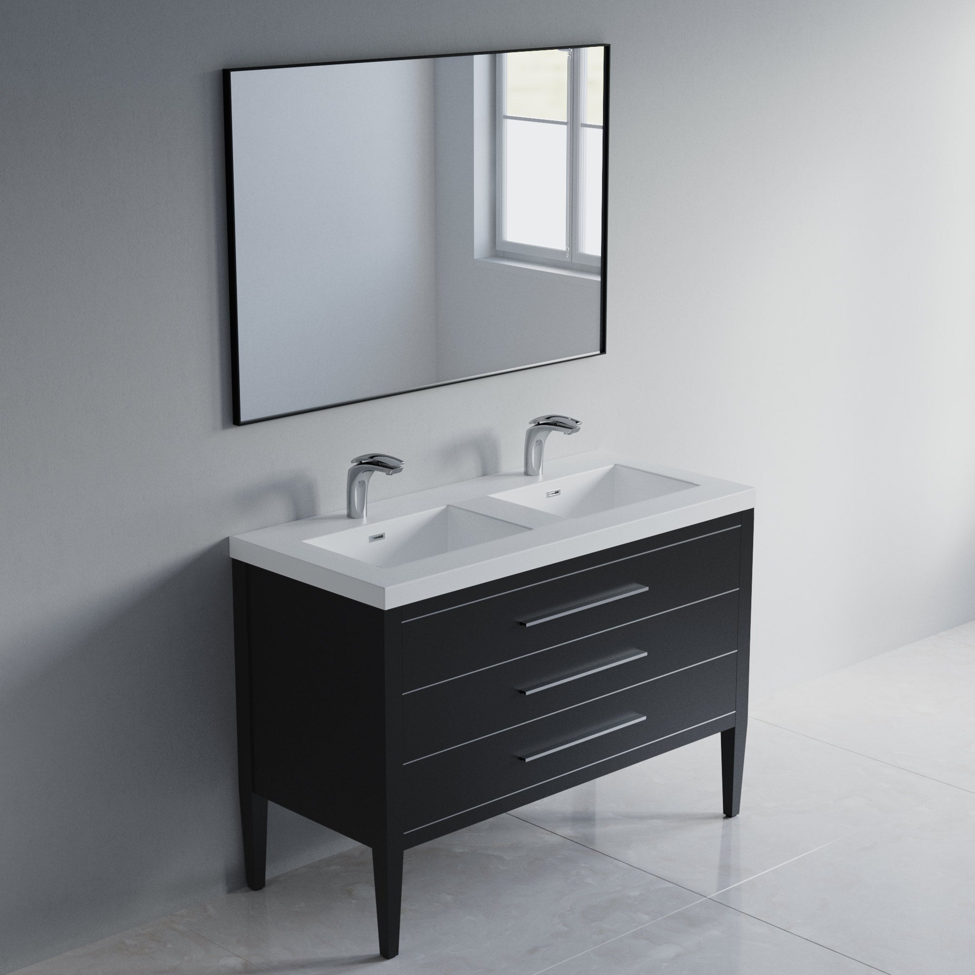 031 Series - 48 Inch Vanity For Double Sinks