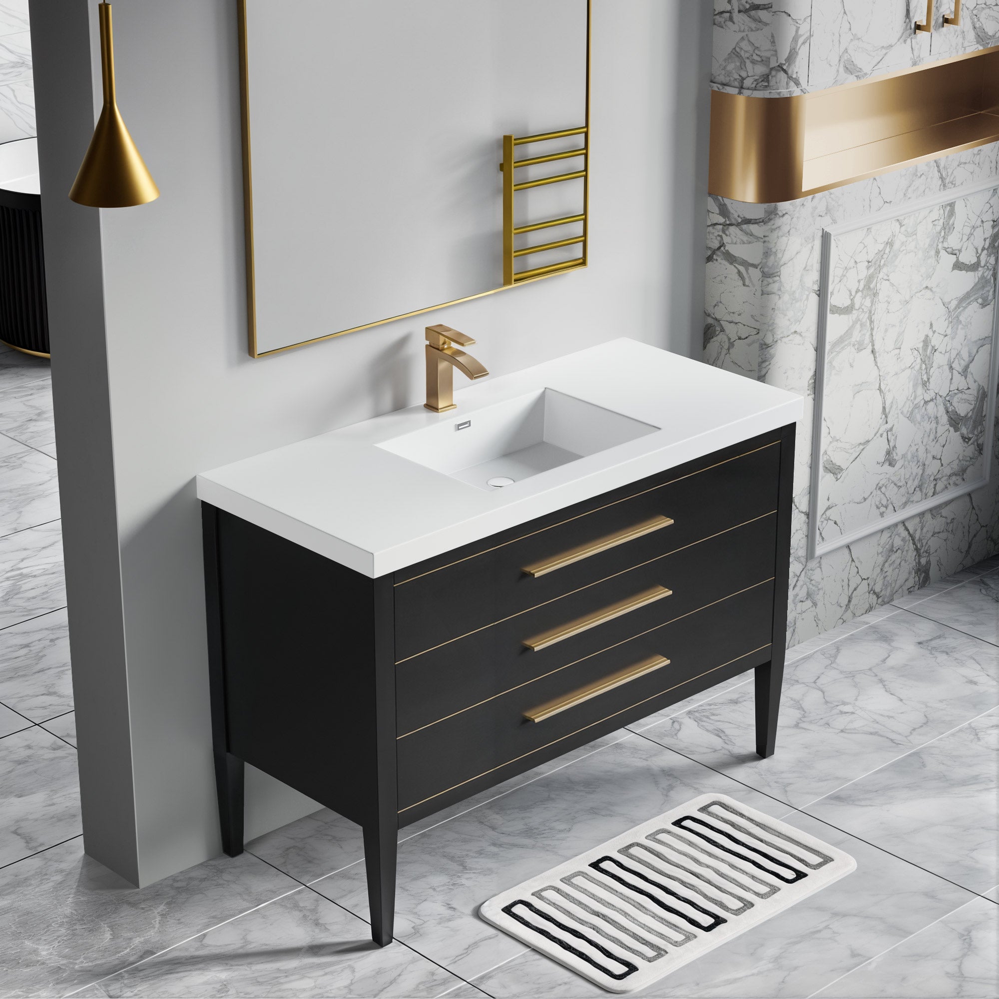 031 Series - 48 Inch Vanity For Single Sink