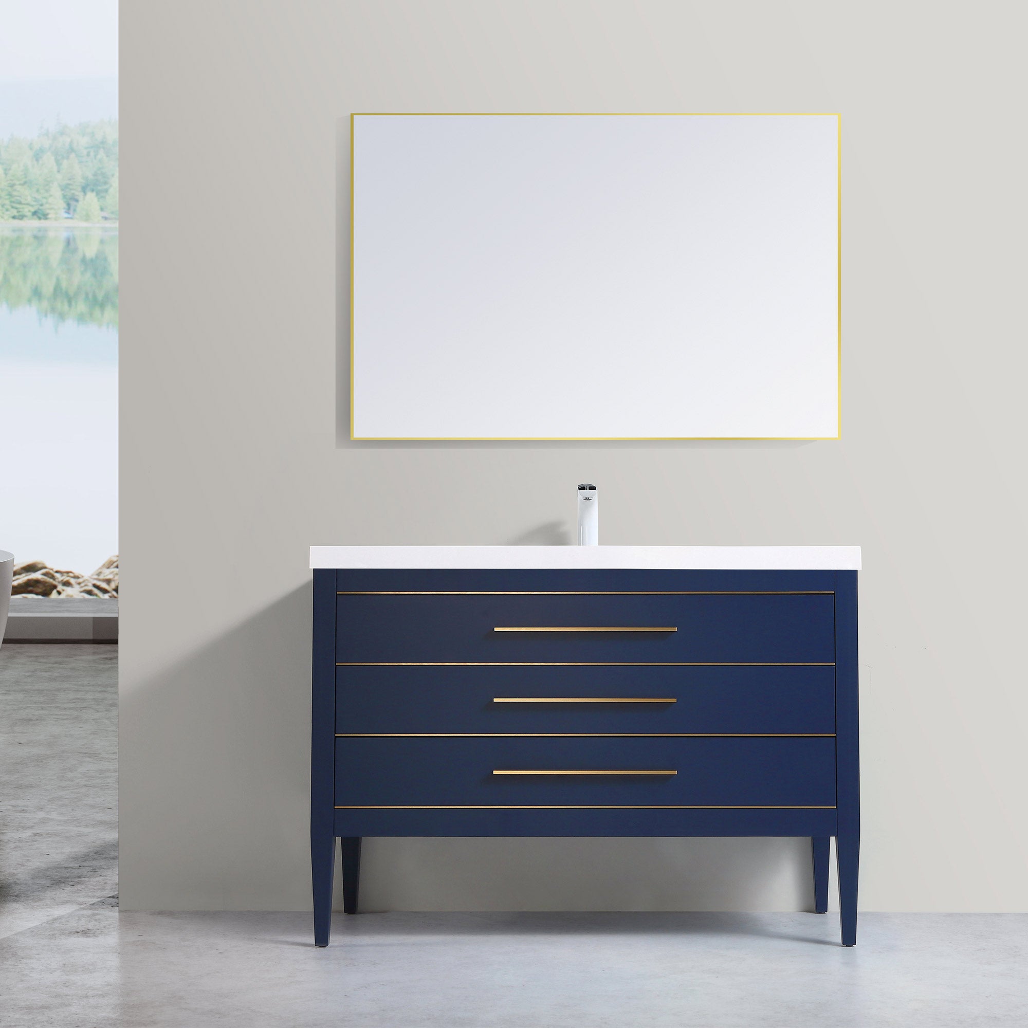 031 Series - 48 Inch Vanity For Single Sink
