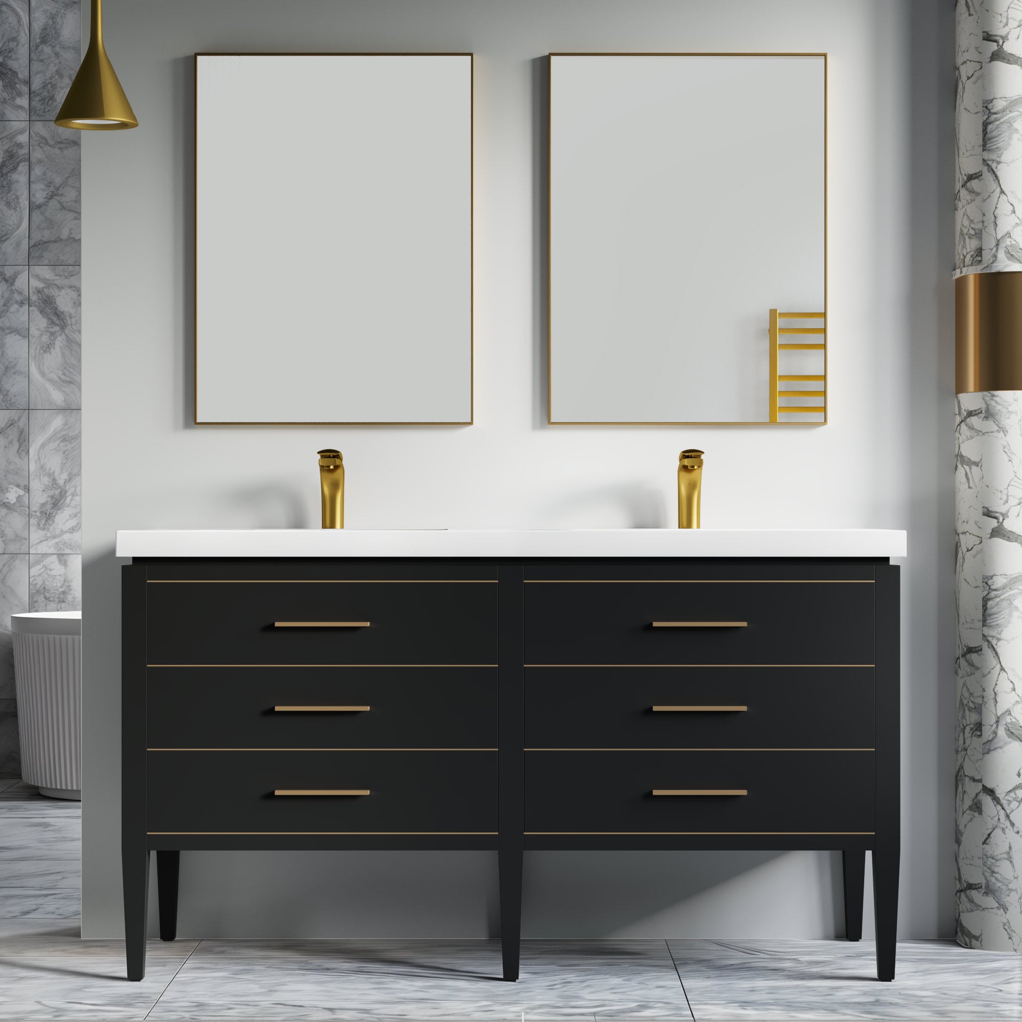 031 Series - 60 Inch Vanity
