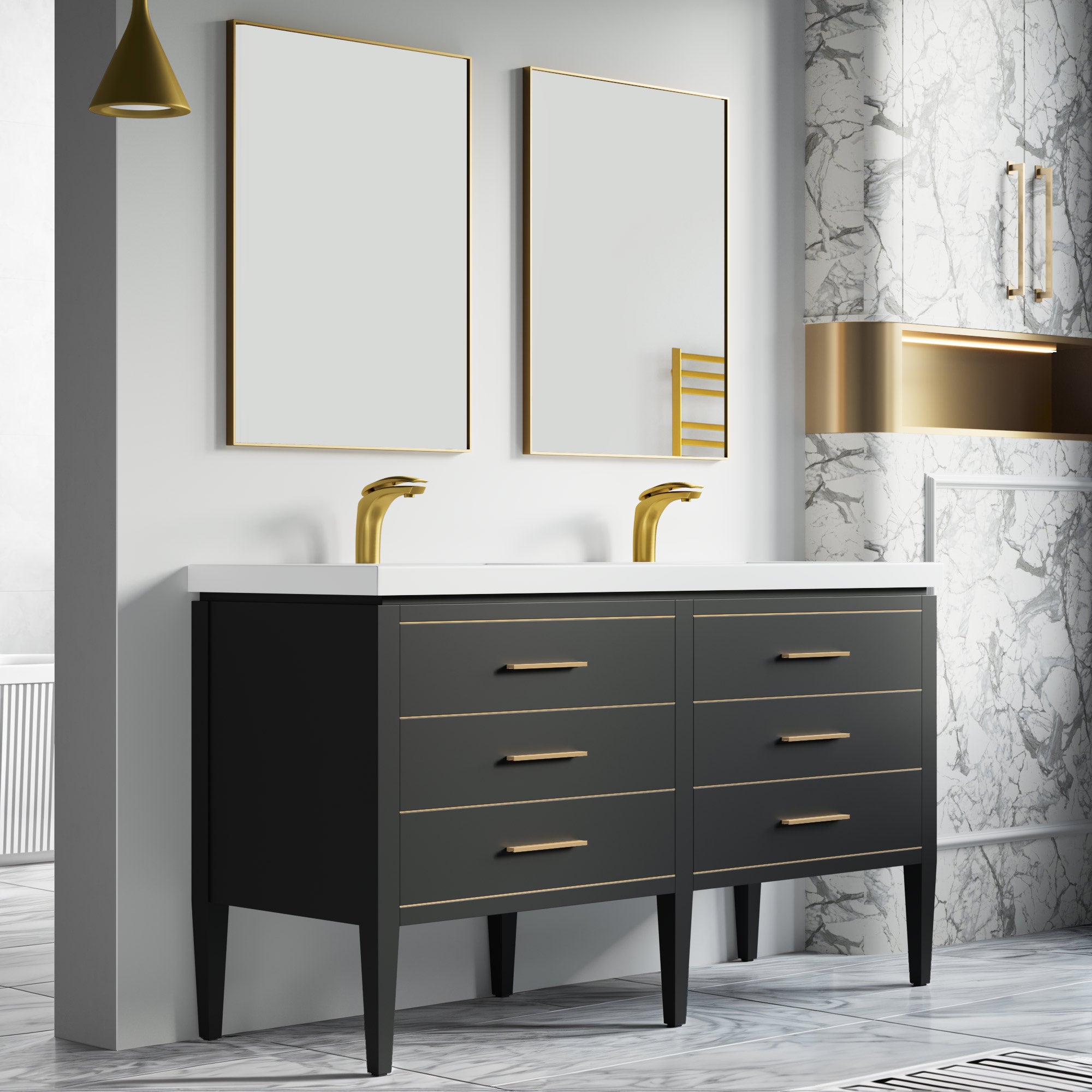 031 Series - 60 Inch Vanity