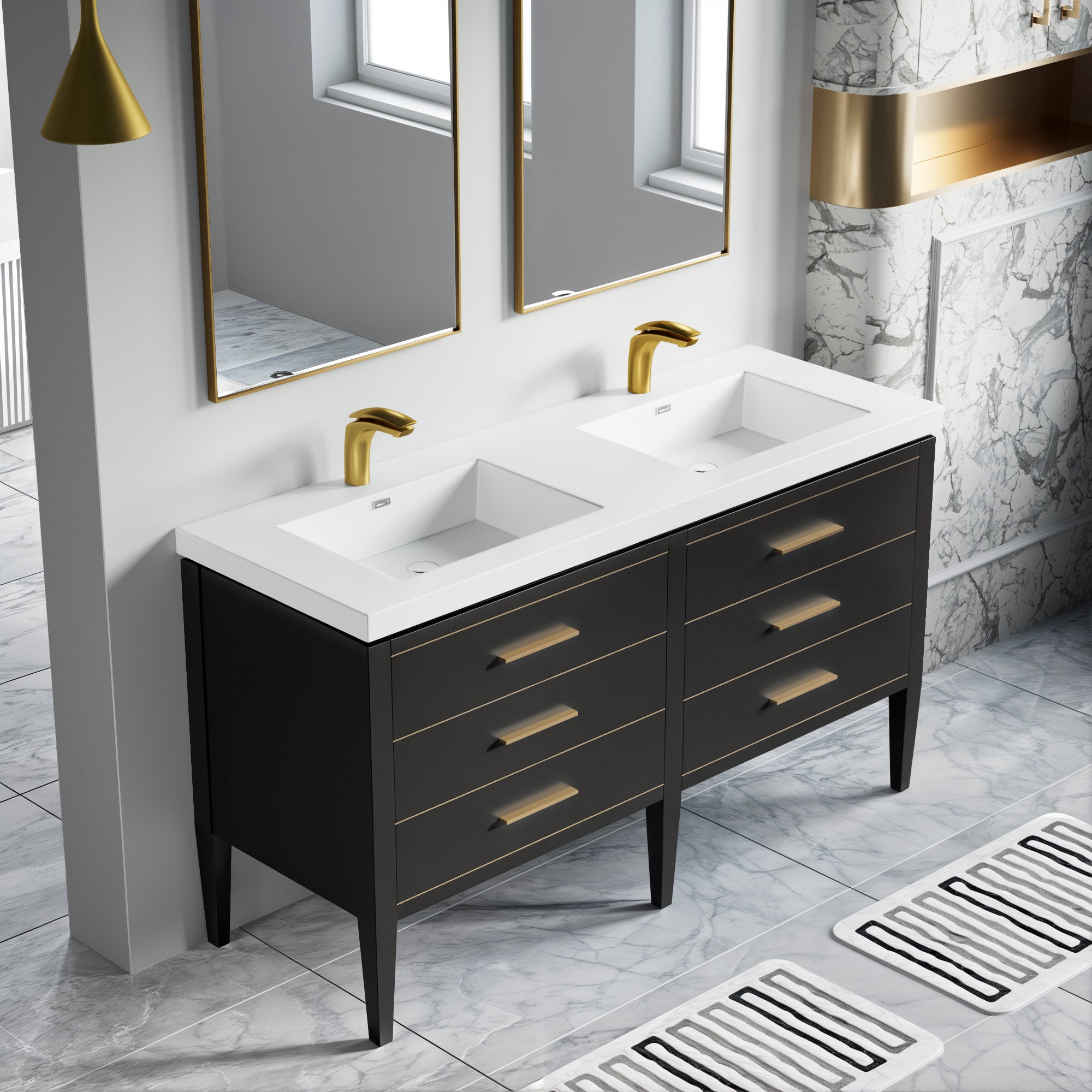 031 Series - 60 Inch Vanity