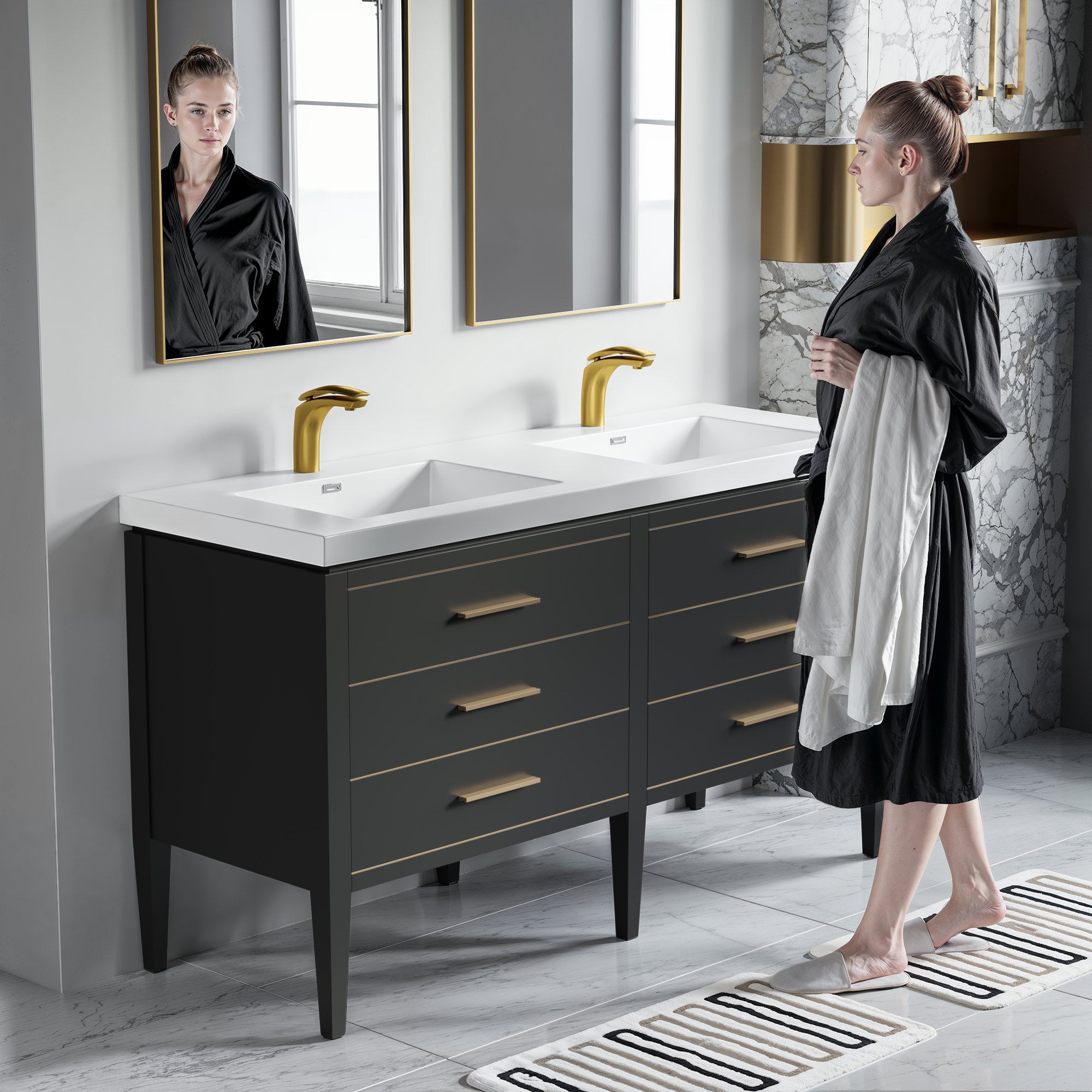 031 Series - 60 Inch Vanity