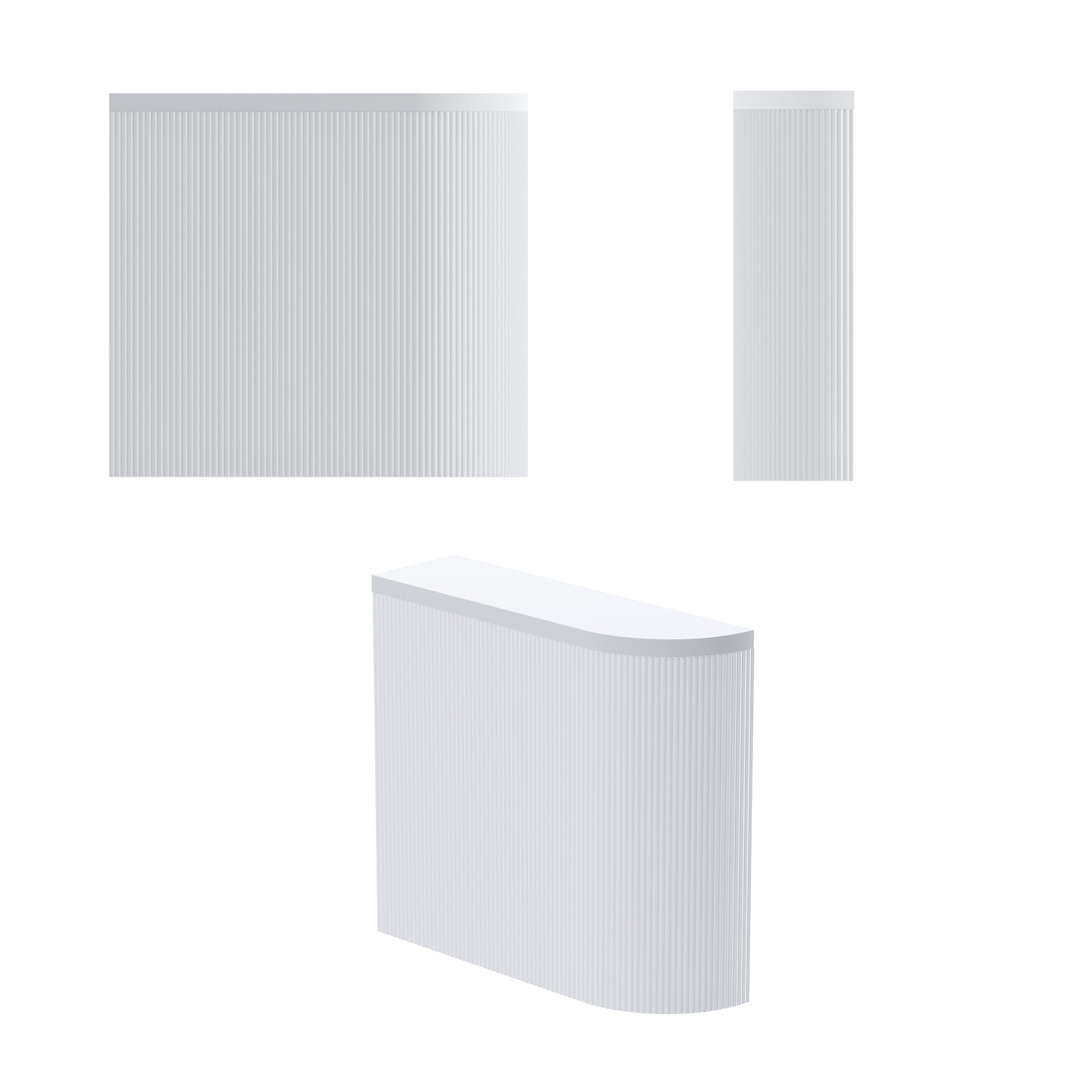 032 Series - 6 Inch Arc Side Cabinet
