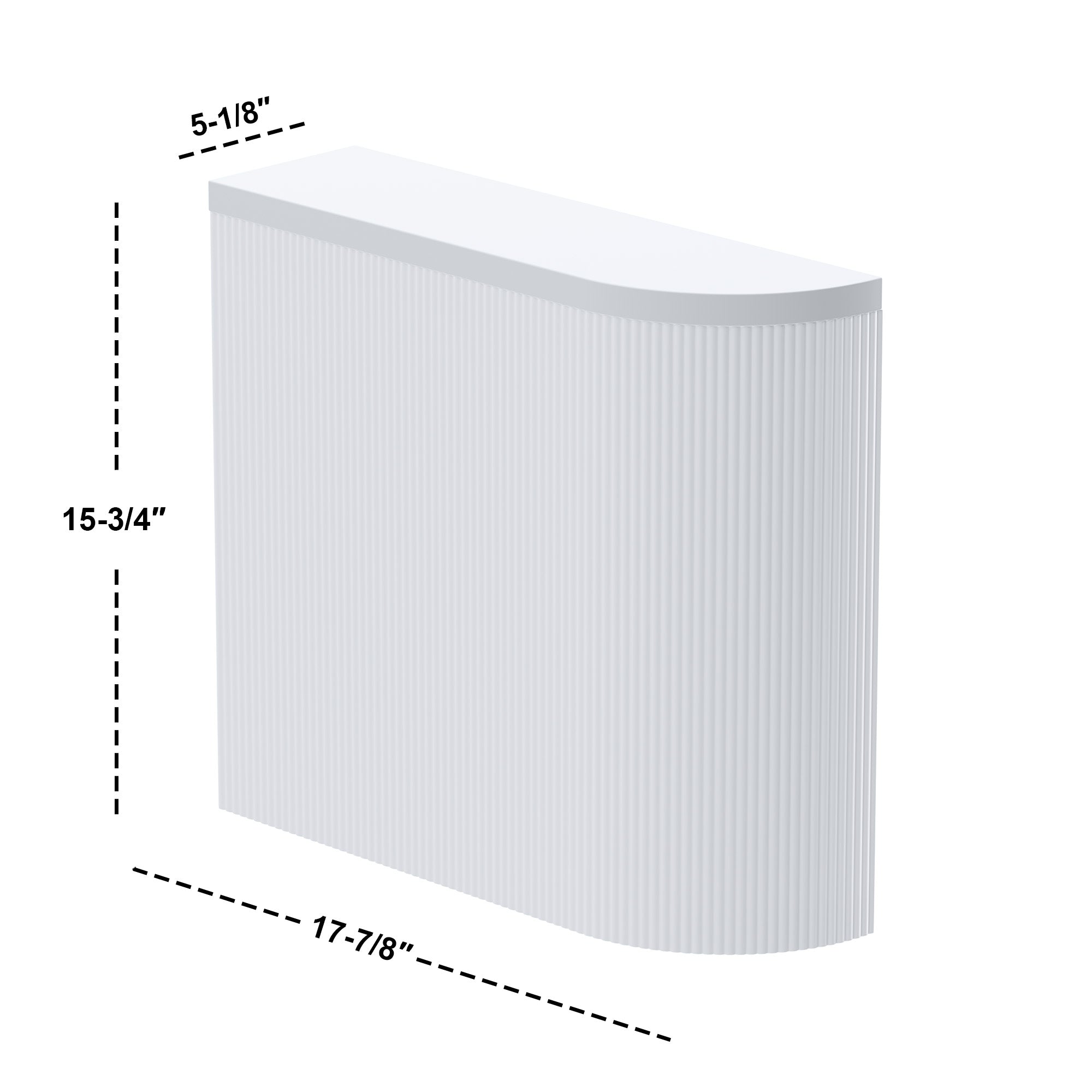 032 Series - 6 Inch Arc Side Cabinet